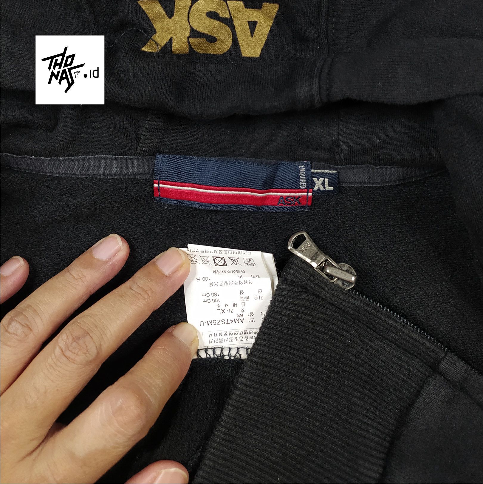 Japanese Brand 🔥RARE🔥 ASK Enquired British Culture Hoodie Zipper XL Size US L / EU 52-54 / 3 - 7 Thumbnail