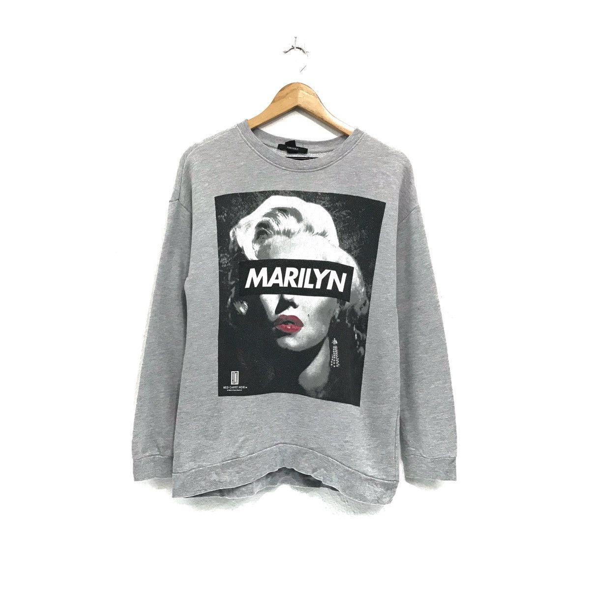Marilyn Monroe sweatshirt crewneck Big Logo Marilyn Monroe