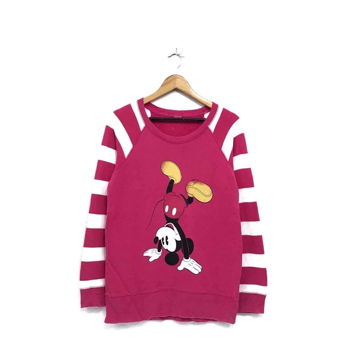 Cartoon Network × Disney × Mickey Mouse Mickey Mouse Sweatshirt Crewneck Mickey Stripes Design Size US M / EU 48-50 / 2 - 1 Thumbnail