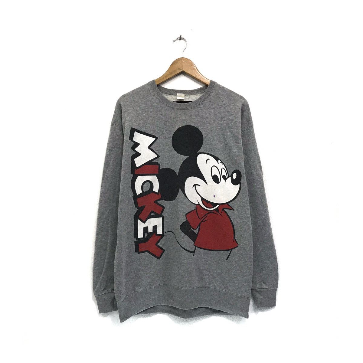 Cartoon Network × Disney × Mickey Mouse Vintage Mickey Mouse Sweatshirt Big Logo Disney Mickey Size US L / EU 52-54 / 3 - 3 Thumbnail