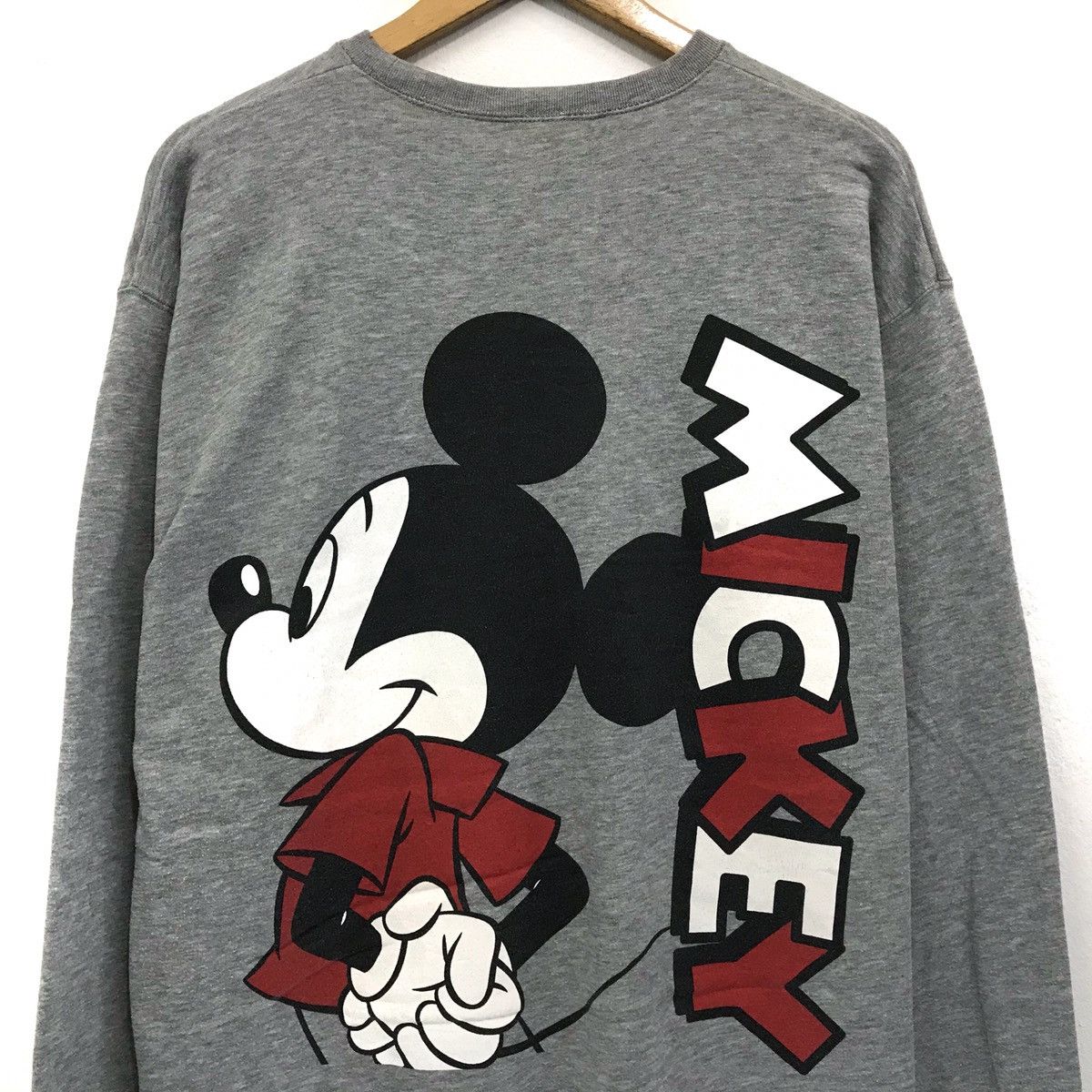 Cartoon Network × Disney × Mickey Mouse Vintage Mickey Mouse Sweatshirt Big Logo Disney Mickey Size US L / EU 52-54 / 3 - 7 Thumbnail