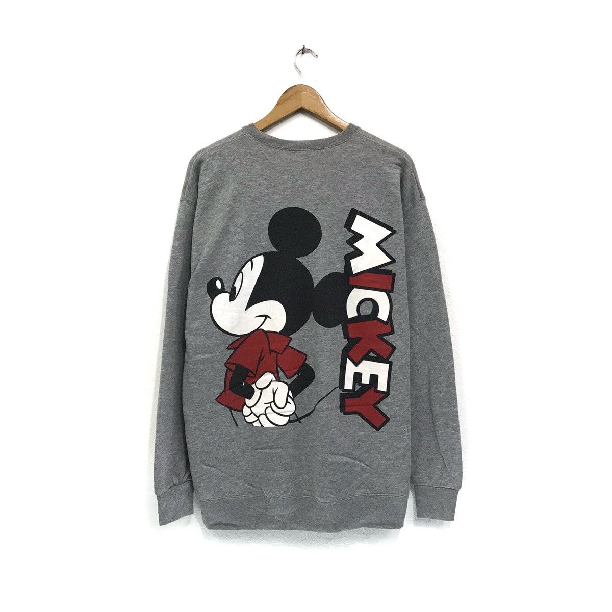 Cartoon Network × Disney × Mickey Mouse Vintage Mickey Mouse Sweatshirt Big Logo Disney Mickey Size US L / EU 52-54 / 3 - 1 Thumbnail