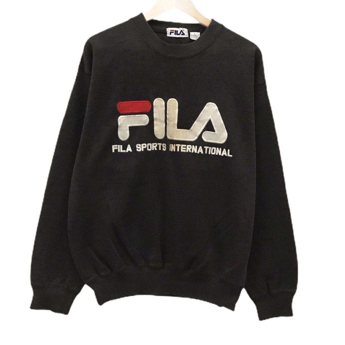 Fila × Vintage Fila sweatshirt Crewneck spellout FILA Sport International Size US L / EU 52-54 / 3 - 1 Thumbnail