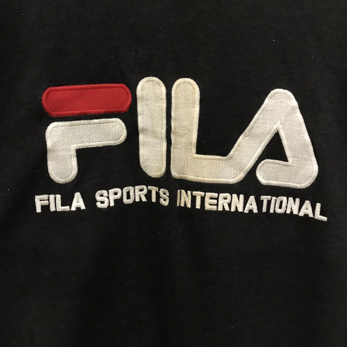 Fila × Vintage Fila sweatshirt Crewneck spellout FILA Sport International Size US L / EU 52-54 / 3 - 7 Thumbnail