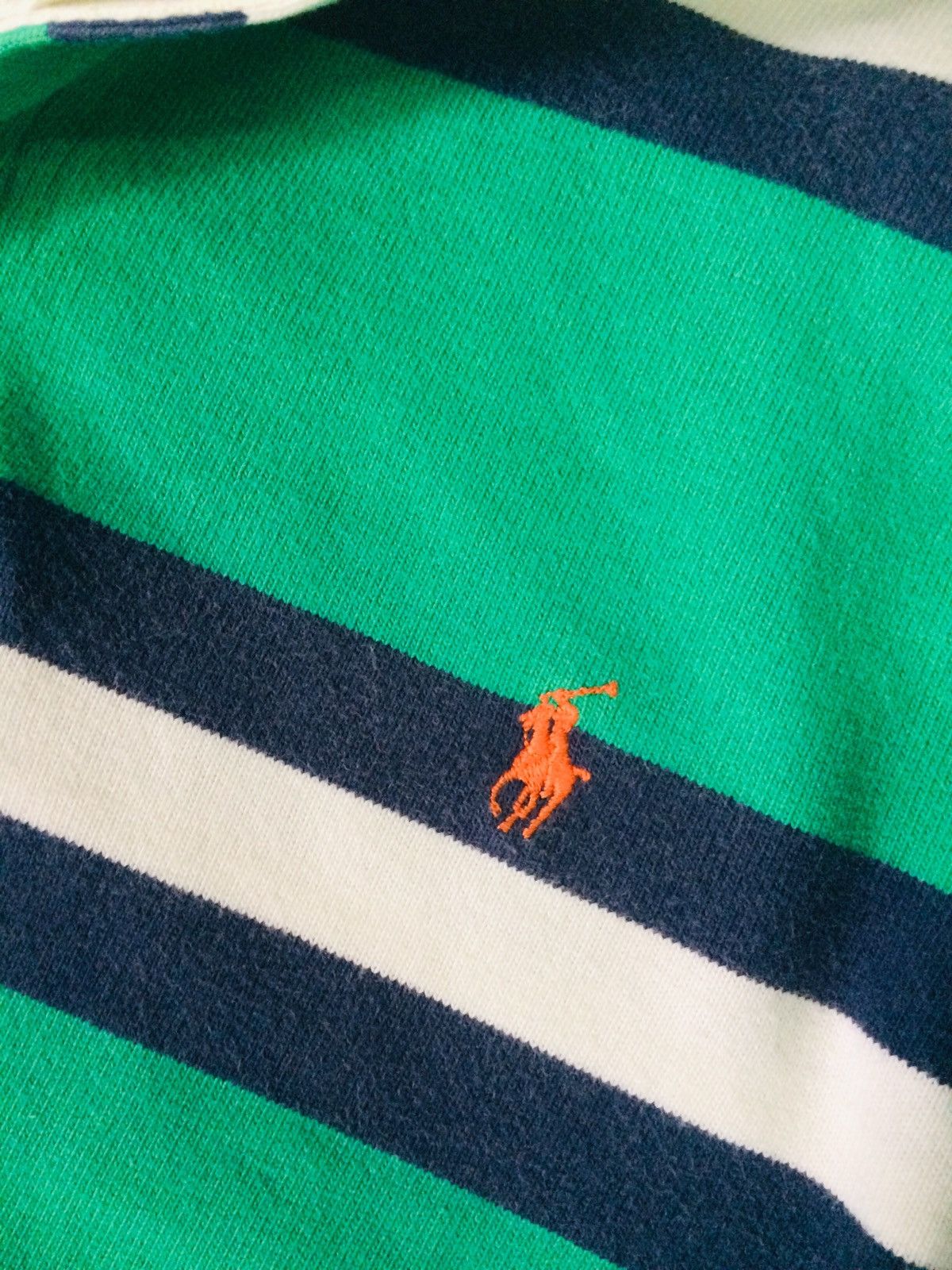 Polo Ralph Lauren 🔥Vintage polo by RL Stripe Design long sleeve shirt Size US L / EU 52-54 / 3 - 8 Thumbnail