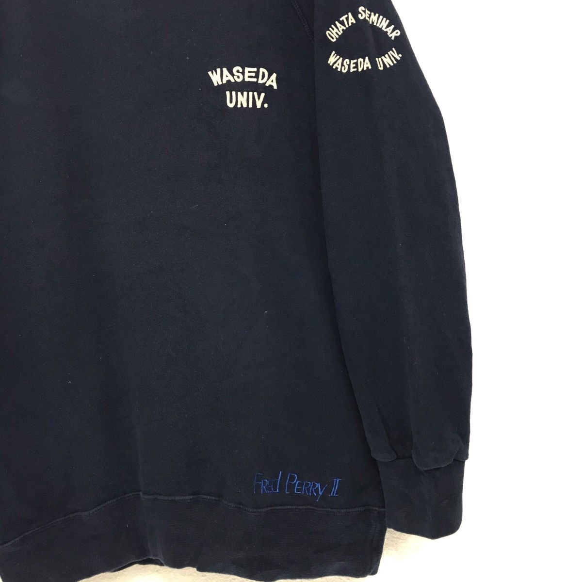 Fred Perry Vintage Fred Perry Sweatshirt Crewneck University Waseda Size US M / EU 48-50 / 2 - 3 Thumbnail