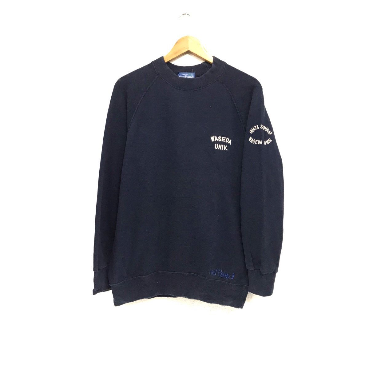 Fred Perry Vintage Fred Perry Sweatshirt Crewneck University Waseda Size US M / EU 48-50 / 2 - 1 Thumbnail