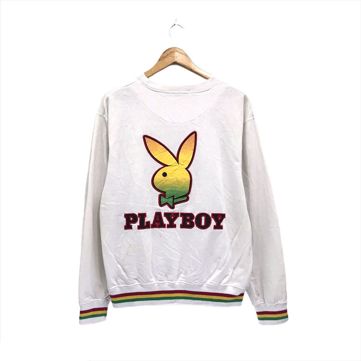 Playboy × Vintage Vintage Playboy Sweatshirt EmbroideryPlayboy Big Bunny Head Size US M / EU 48-50 / 2 - 1 Thumbnail