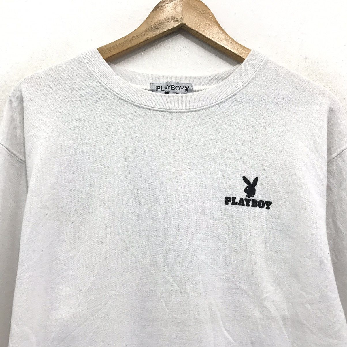 Playboy × Vintage Vintage Playboy Sweatshirt EmbroideryPlayboy Big Bunny Head Size US M / EU 48-50 / 2 - 6 Thumbnail