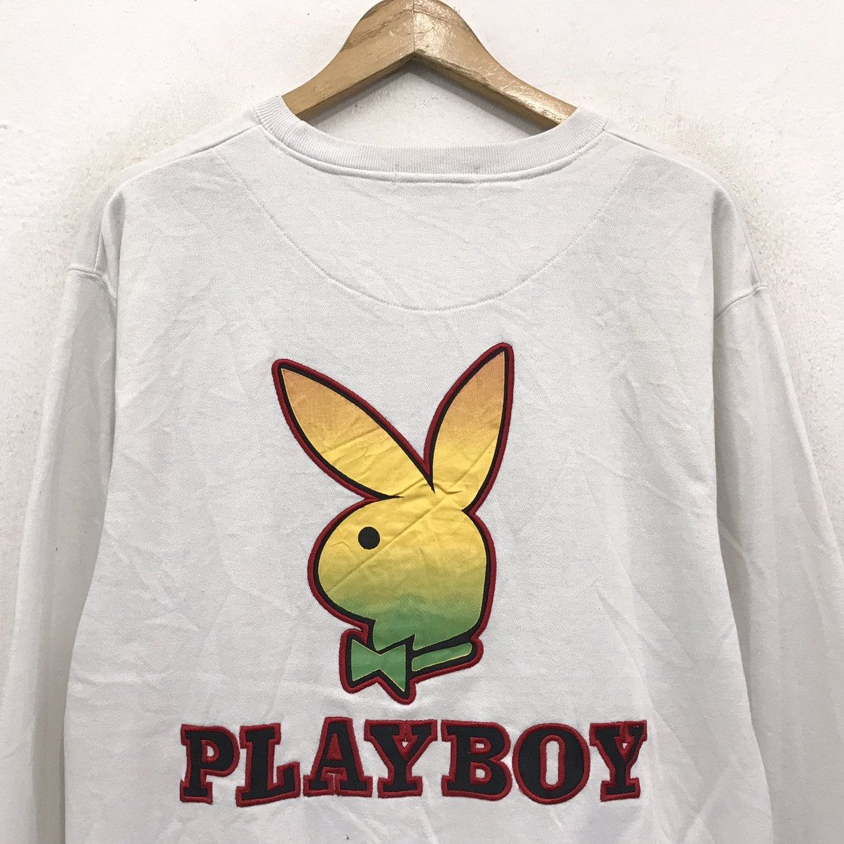Playboy × Vintage Vintage Playboy Sweatshirt EmbroideryPlayboy Big Bunny Head Size US M / EU 48-50 / 2 - 5 Thumbnail