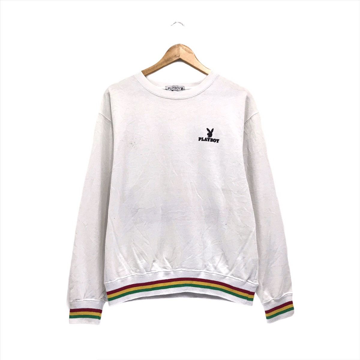 Playboy × Vintage Vintage Playboy Sweatshirt EmbroideryPlayboy Big Bunny Head Size US M / EU 48-50 / 2 - 2 Thumbnail