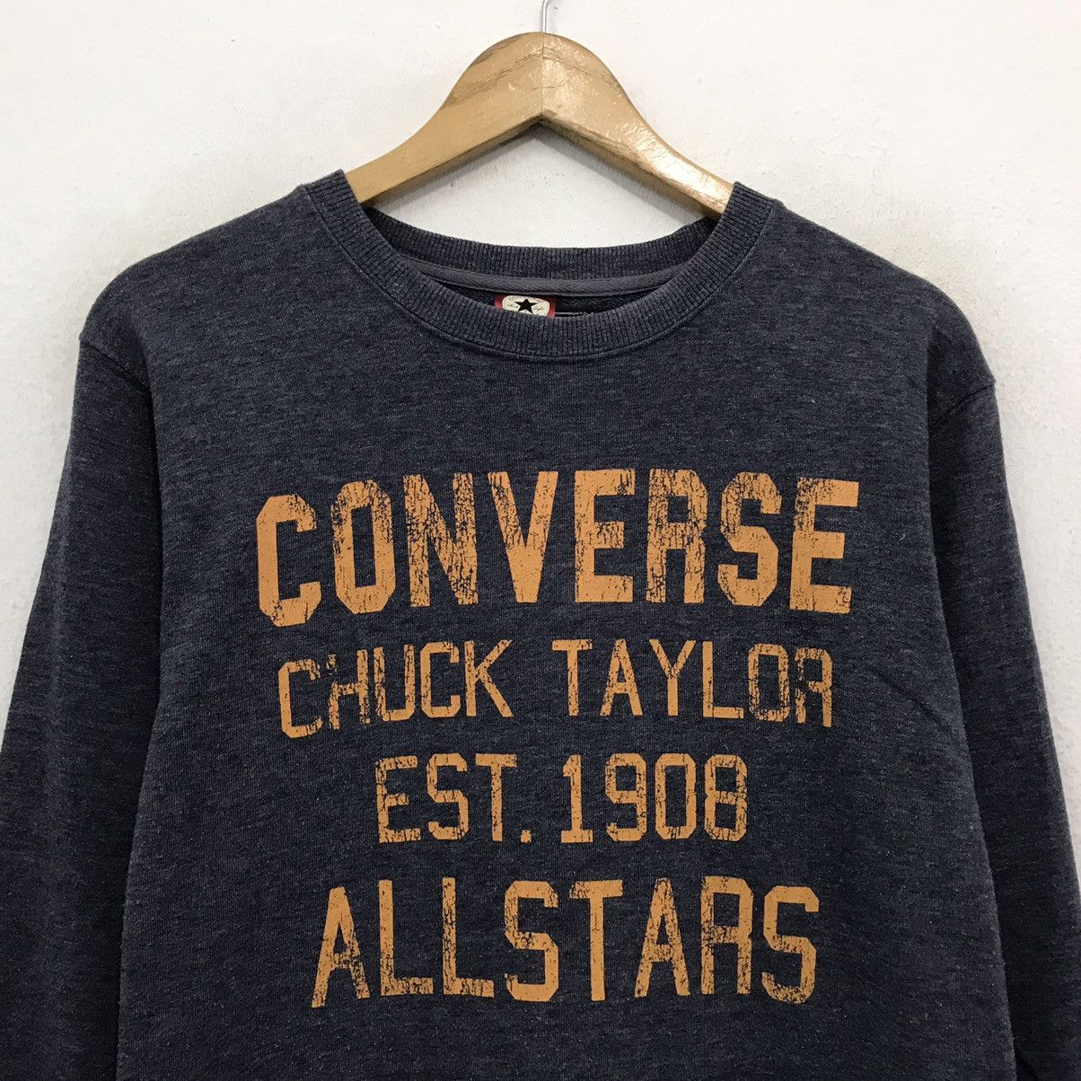 Converse × Vintage Converse Sweatshirt Biglogo CONVERSE Chuck Taylor All Stars Size US M / EU 48-50 / 2 - 2 Thumbnail