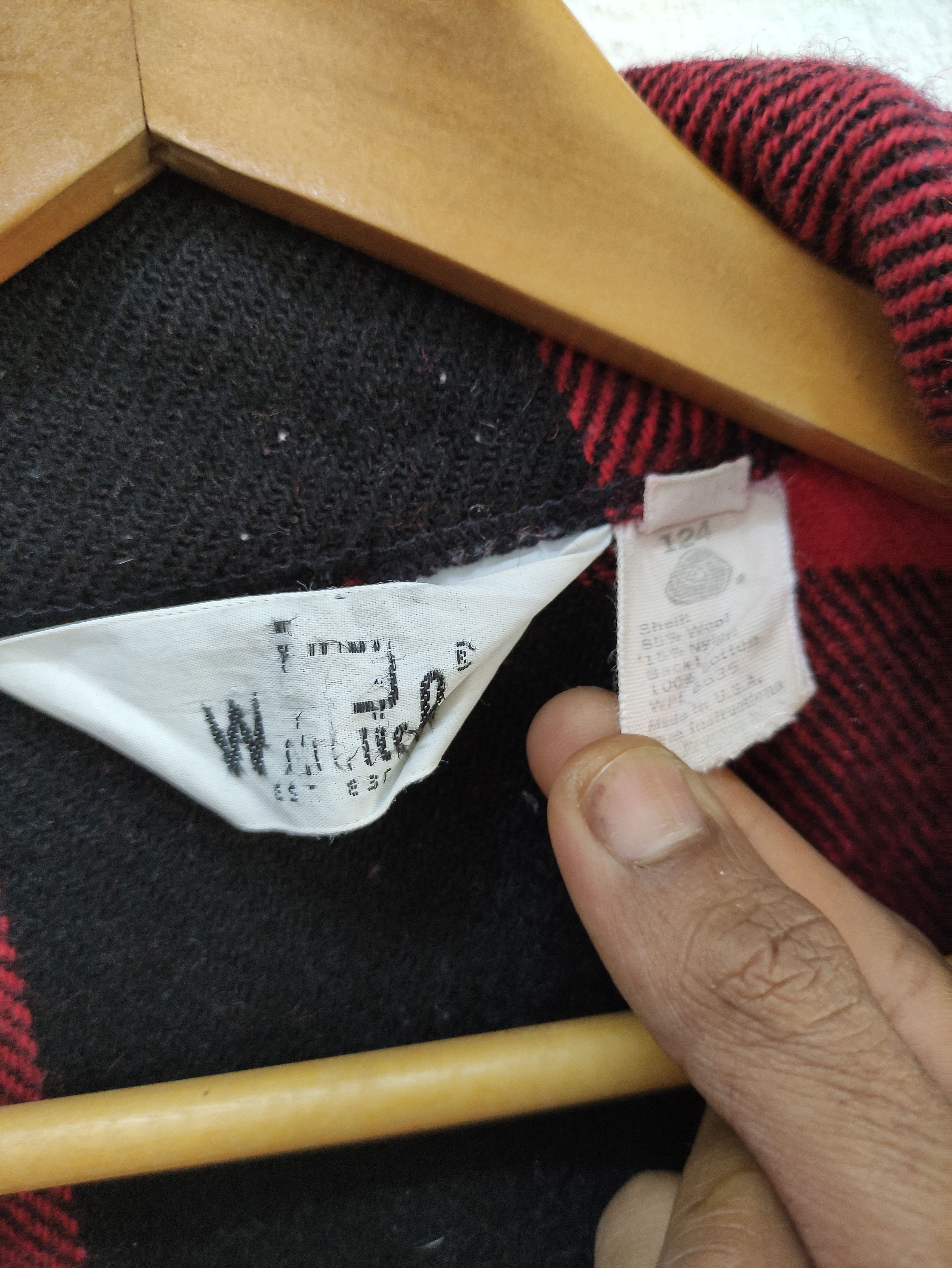 Vintage × Woolrich Woolen Mills Vintage Woolrich 60's Checkered Zip Up Wool Flannel Jacket Size US M / EU 48-50 / 2 - 8 Thumbnail