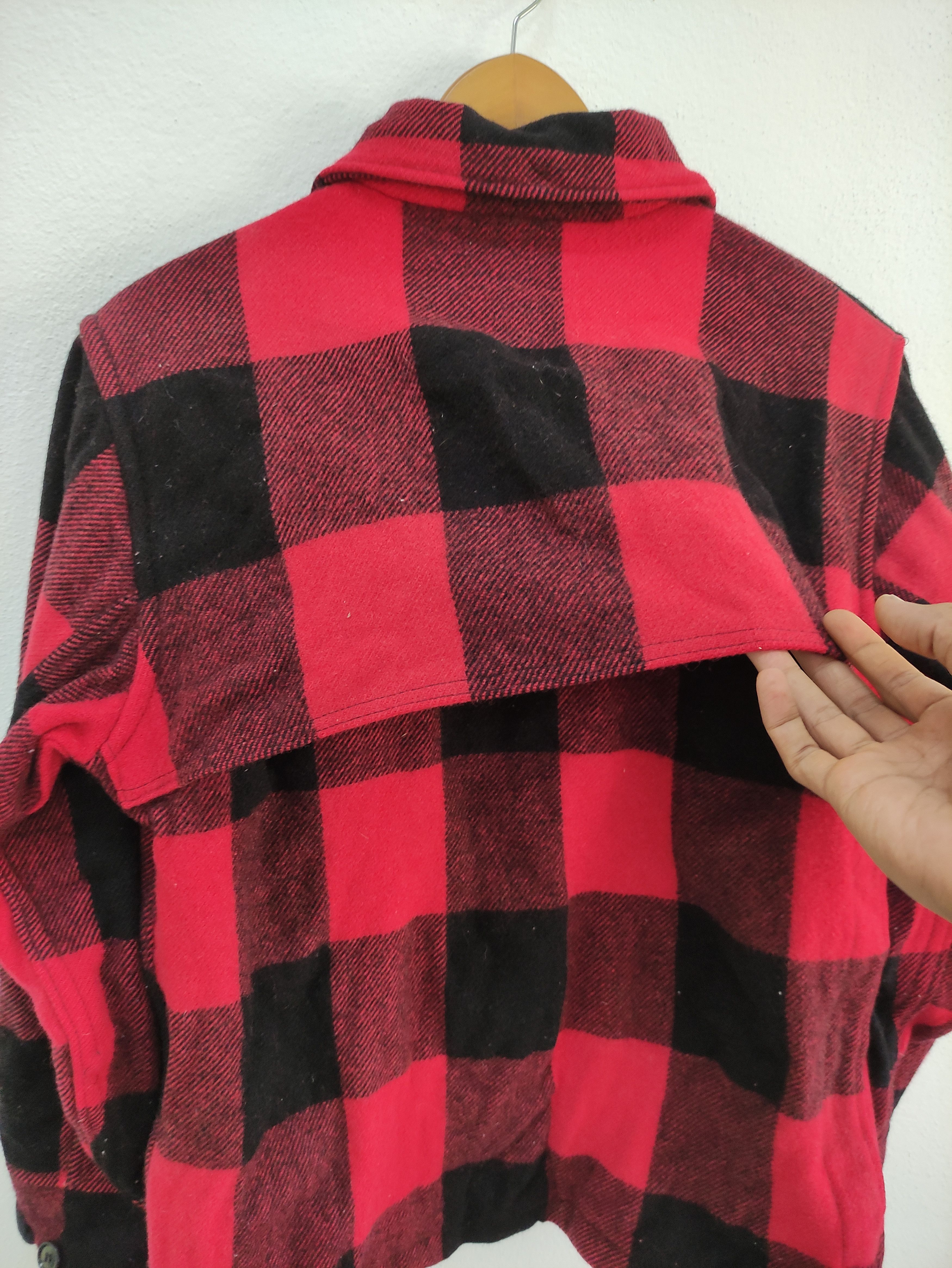 Vintage × Woolrich Woolen Mills Vintage Woolrich 60's Checkered Zip Up Wool Flannel Jacket Size US M / EU 48-50 / 2 - 5 Thumbnail