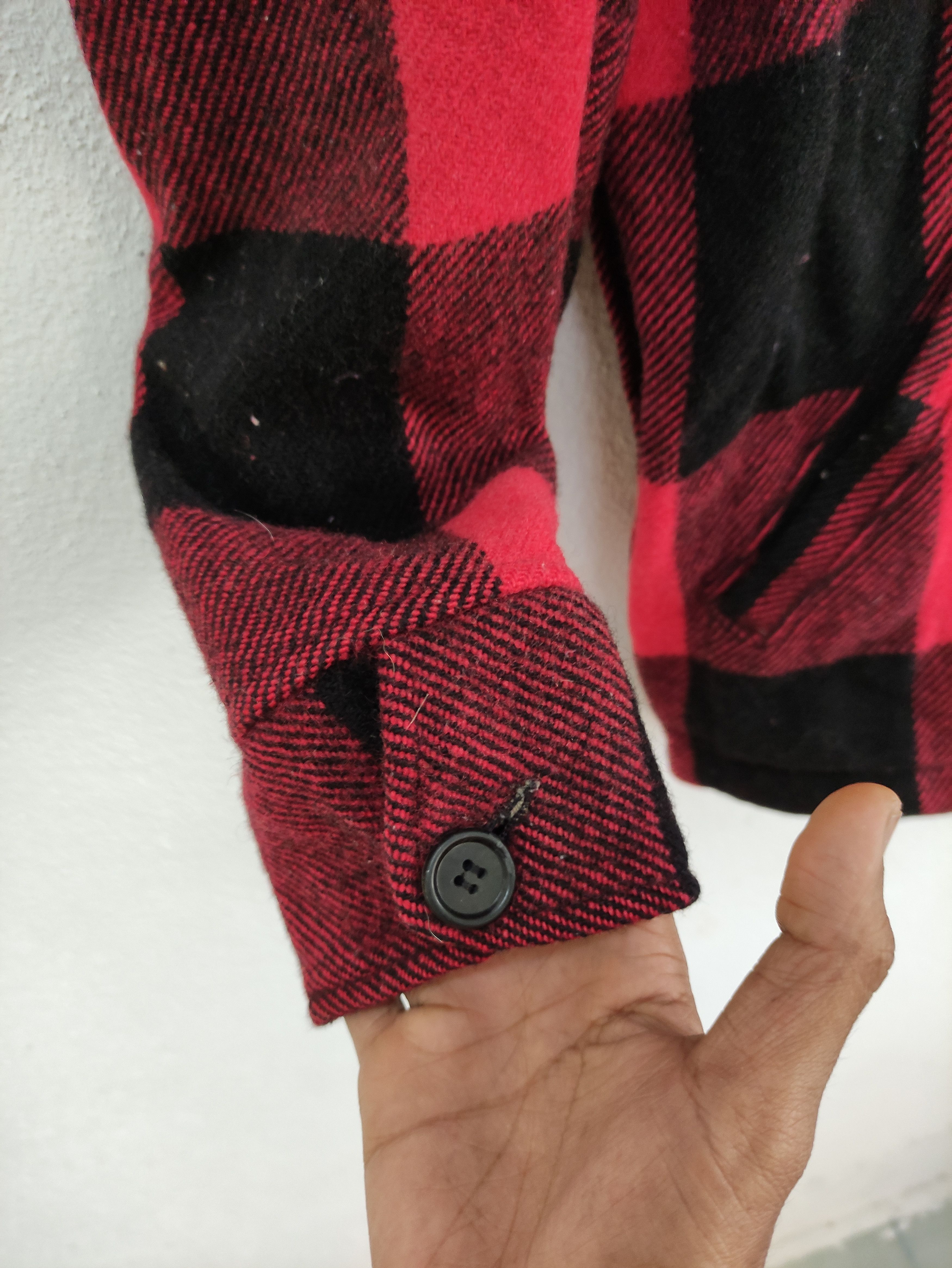 Vintage × Woolrich Woolen Mills Vintage Woolrich 60's Checkered Zip Up Wool Flannel Jacket Size US M / EU 48-50 / 2 - 7 Thumbnail