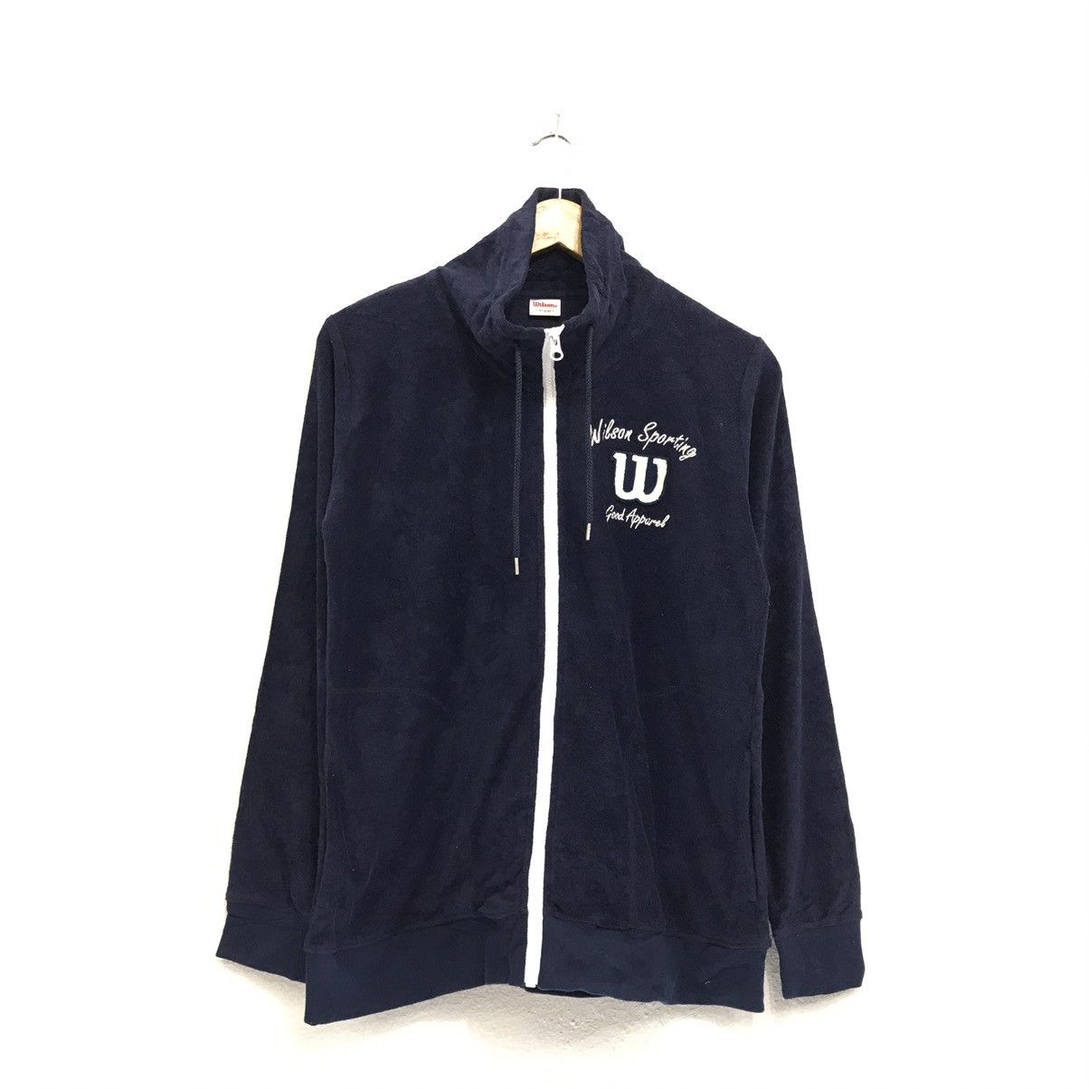 All Sport × Vintage × Wilson Vintage Wilson Sweatshirt Zipper Embroidery Wilson Sporting Size US M / EU 48-50 / 2 - 2 Thumbnail