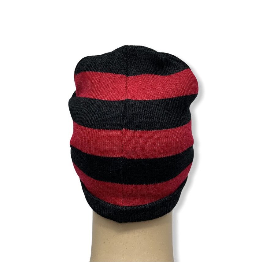 Japanese Brand × Vintage Vintage Punk Striped Skull Skeleton Loewe Style Beanie Size ONE SIZE - 4 Thumbnail