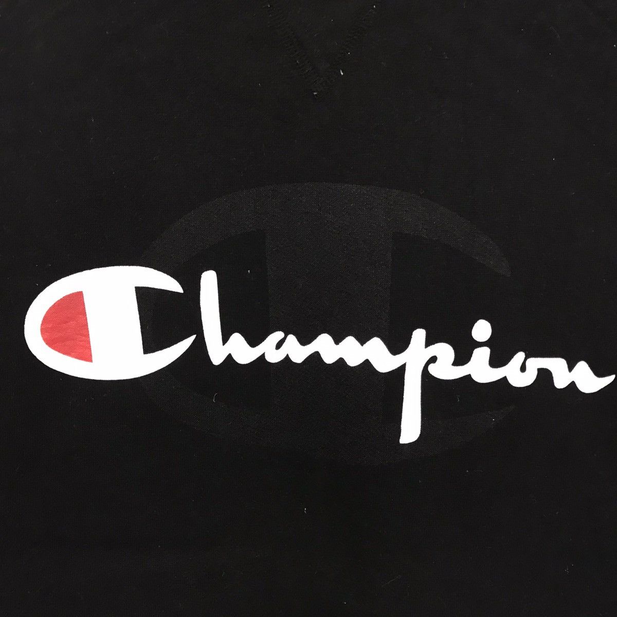 Champion × Vintage Vintage Champion Sweatshirt Crewneck Biglogo Spellout Size US M / EU 48-50 / 2 - 2 Thumbnail