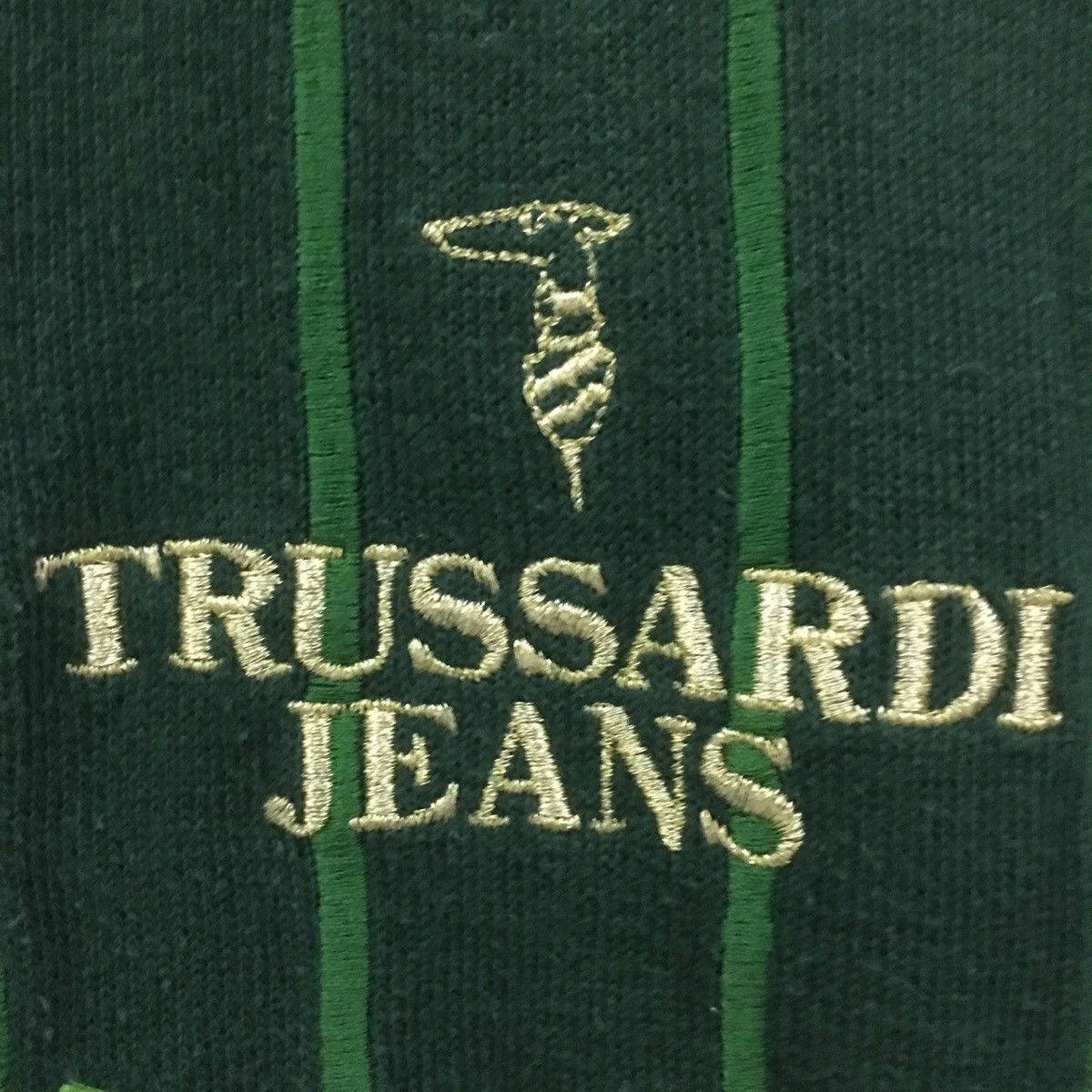 Trussardi × Vintage Vintage 90s Trussardi Embroidery Biglogo Sweatshirt Size US S / EU 44-46 / 1 - 4 Thumbnail