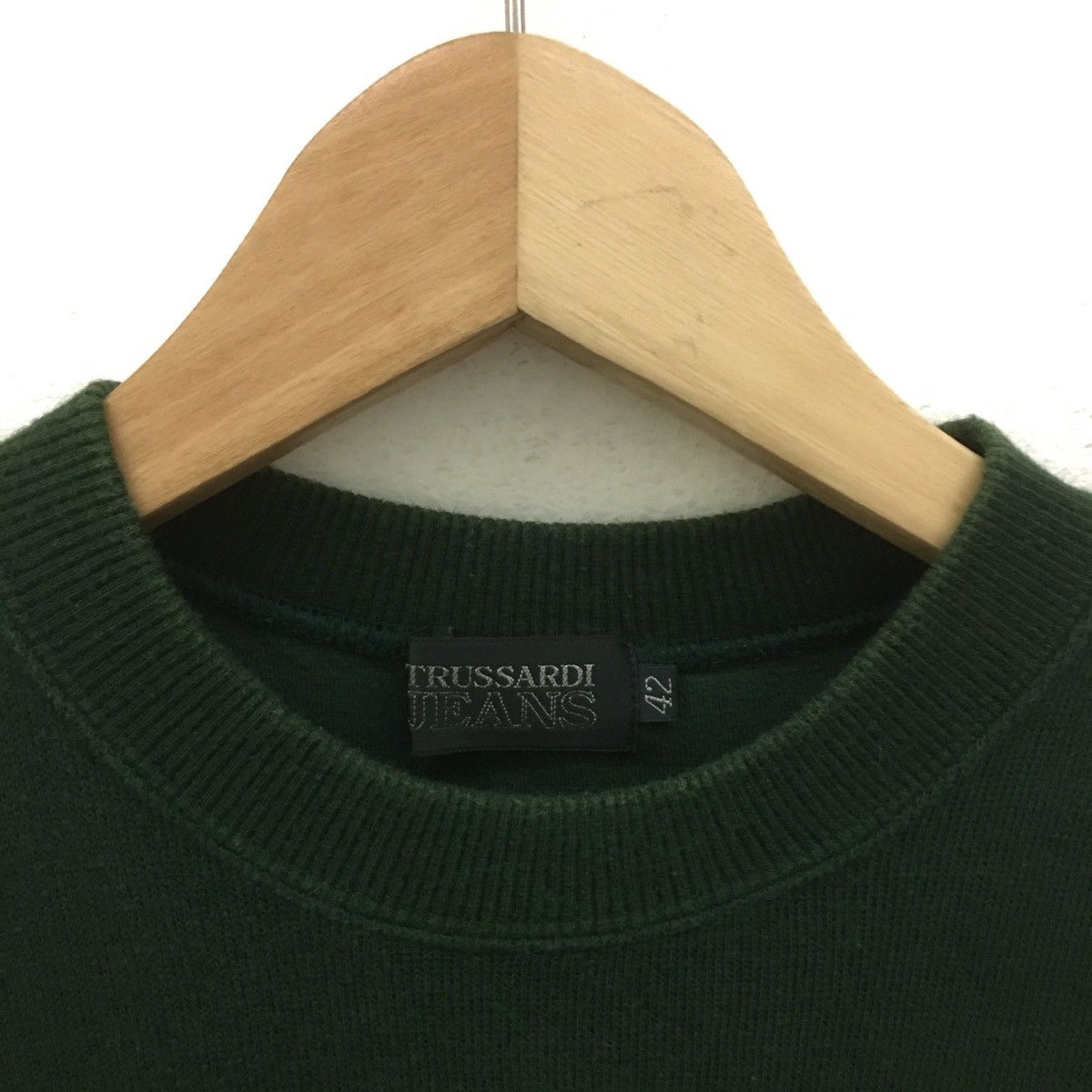 Trussardi × Vintage Vintage 90s Trussardi Embroidery Biglogo Sweatshirt Size US S / EU 44-46 / 1 - 6 Thumbnail