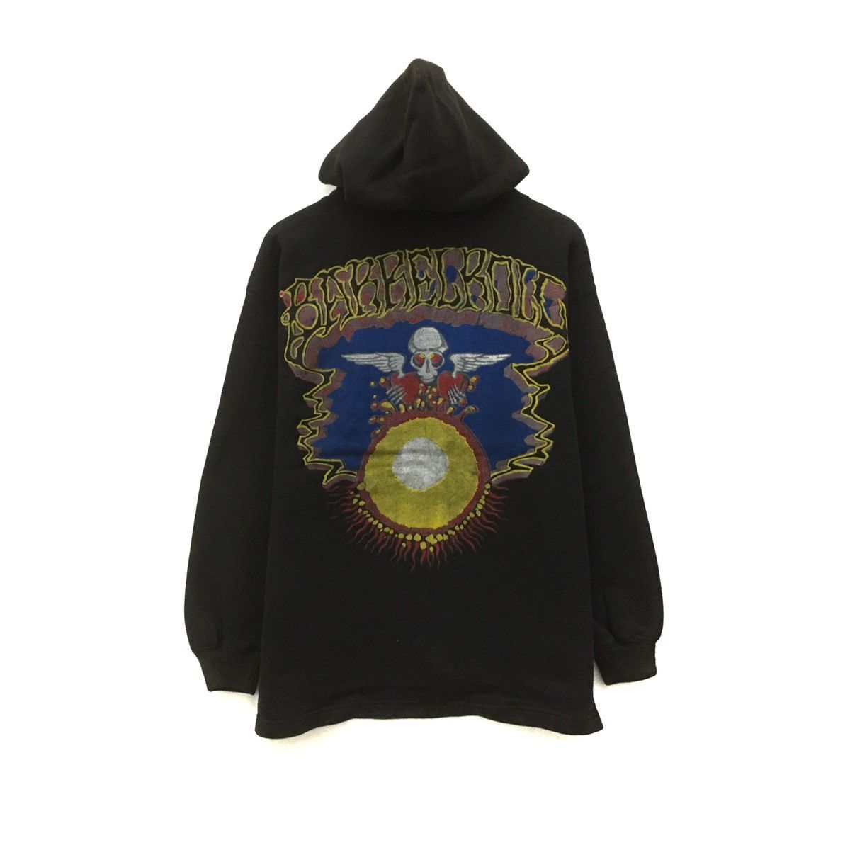 Band Tees × Seditionaries Vintage 90s Hoodie Sweatshirt Biglogo Spell Rock Metal Band Size US L / EU 52-54 / 3 - 1 Thumbnail