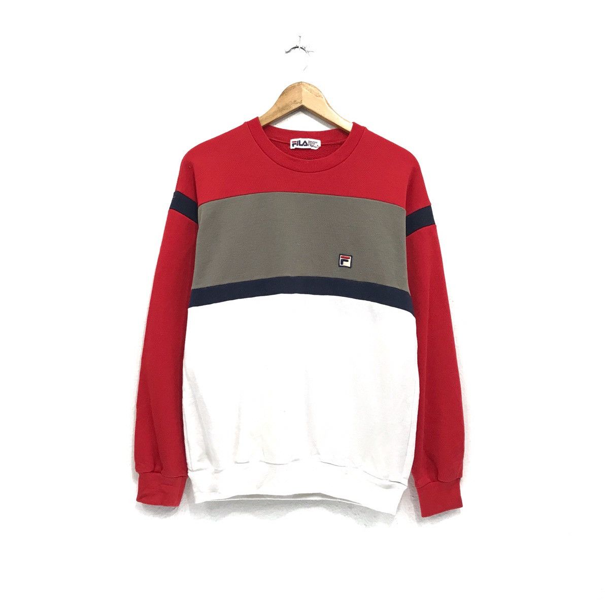 Fila × Japanese Brand × Vintage Vintage Fila Sweatshirt CrewNeck Size US M / EU 48-50 / 2 - 1 Thumbnail
