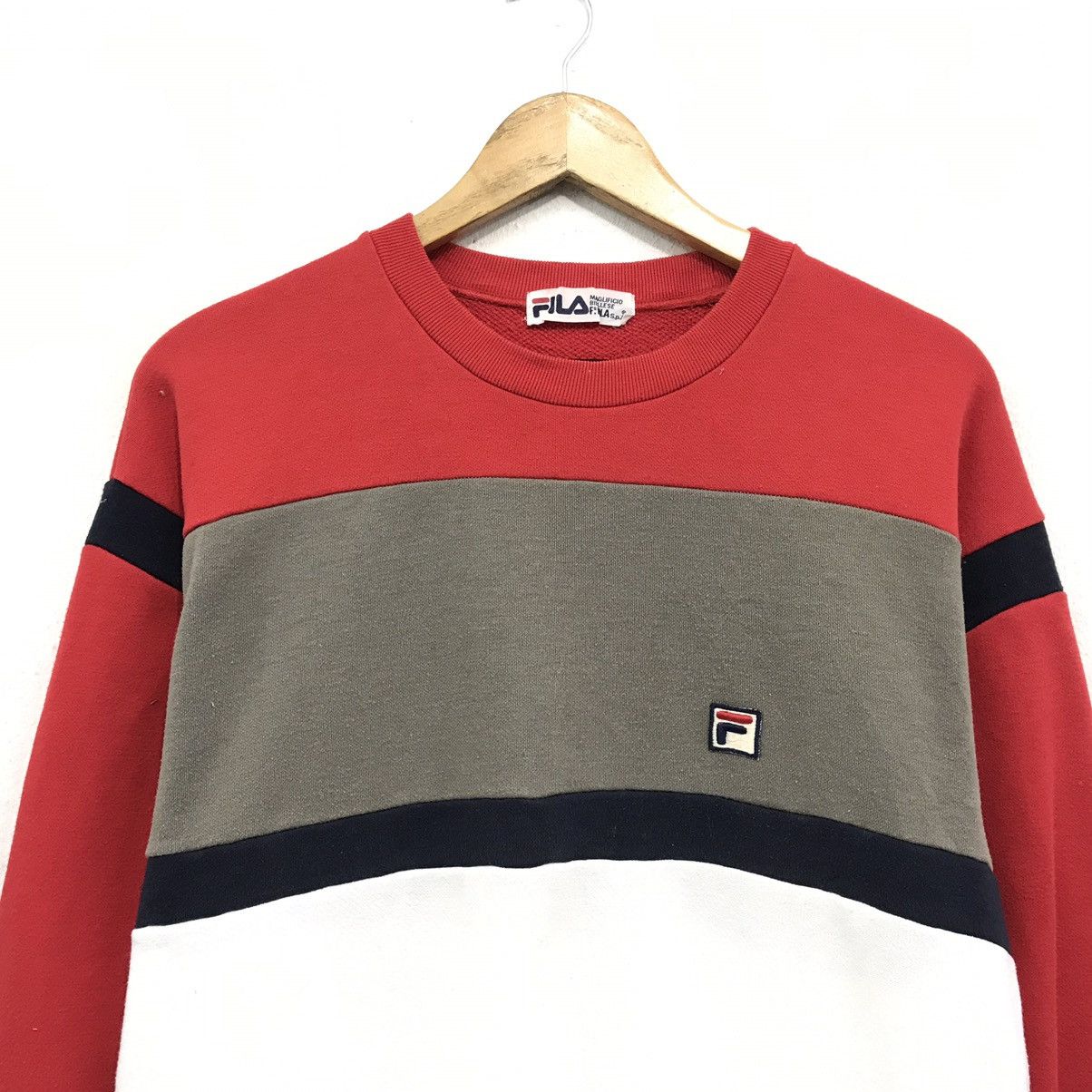 Fila × Japanese Brand × Vintage Vintage Fila Sweatshirt CrewNeck Size US M / EU 48-50 / 2 - 2 Thumbnail