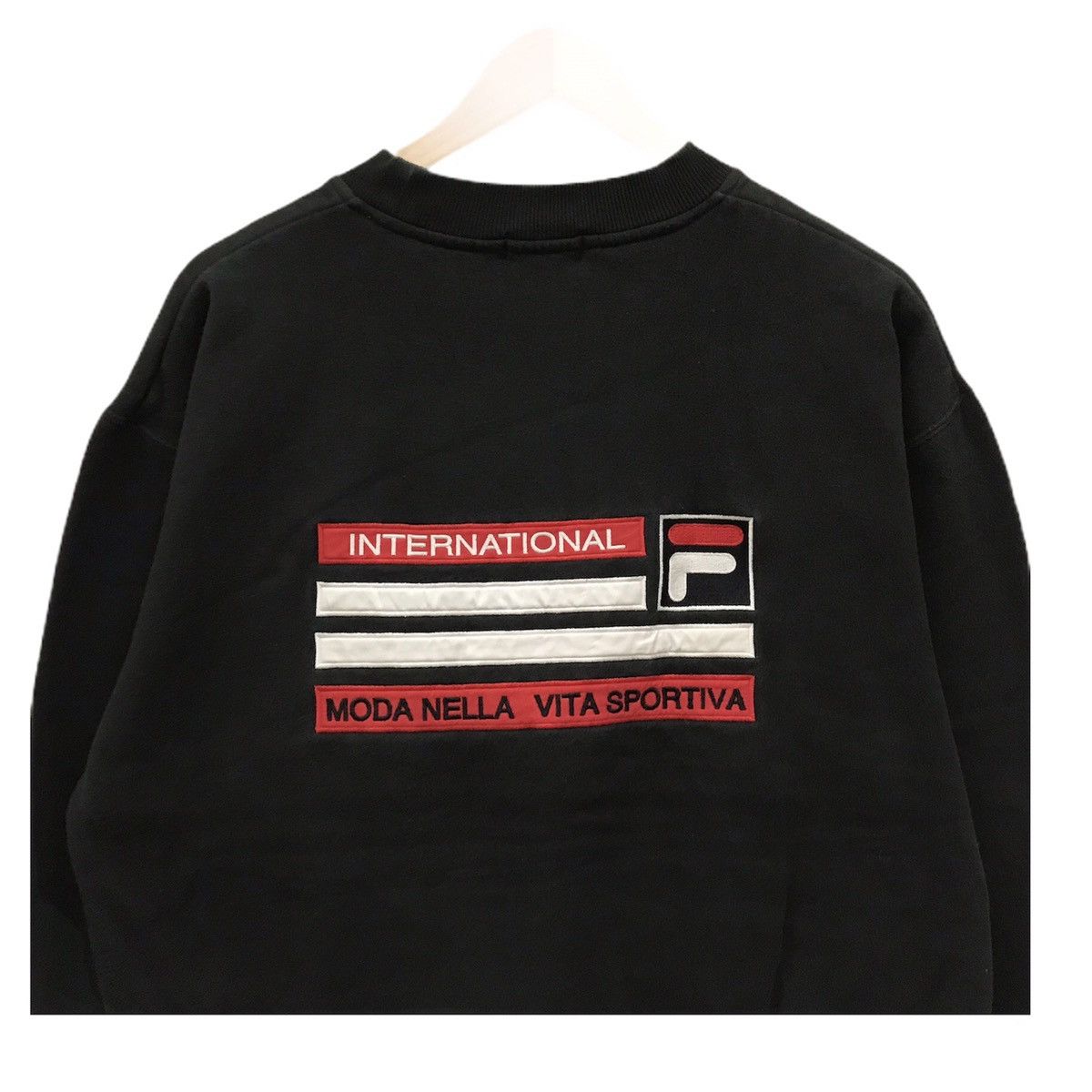 Fila × Vintage FILA International Moda Nella Vita Sportiva sweatshirt Size US L / EU 52-54 / 3 - 2 Thumbnail