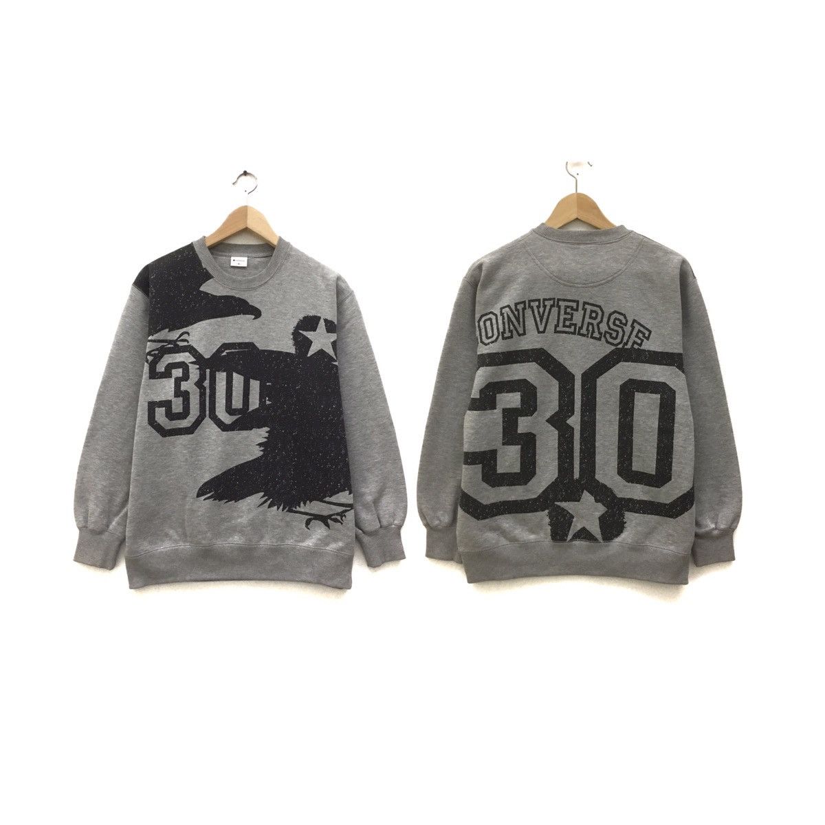 All Sport × Converse × Vintage Vintage Converse All Star Sweatshirt Biglogo Converse Size US M / EU 48-50 / 2 - 1 Thumbnail