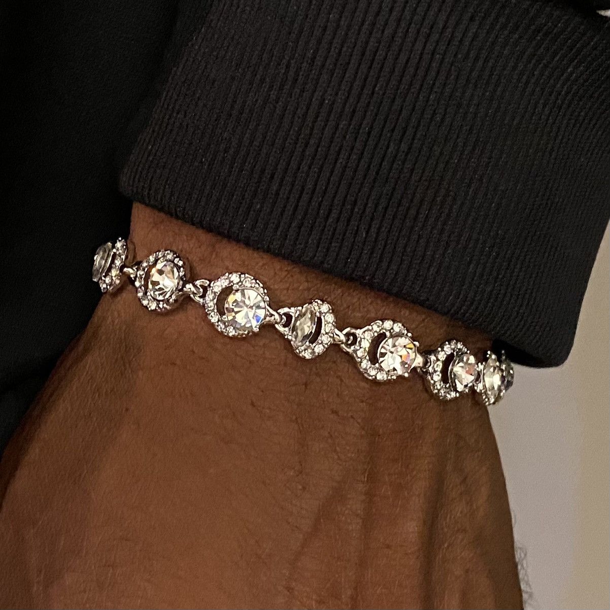 image of Givenchy Silver Bracelet, Men's