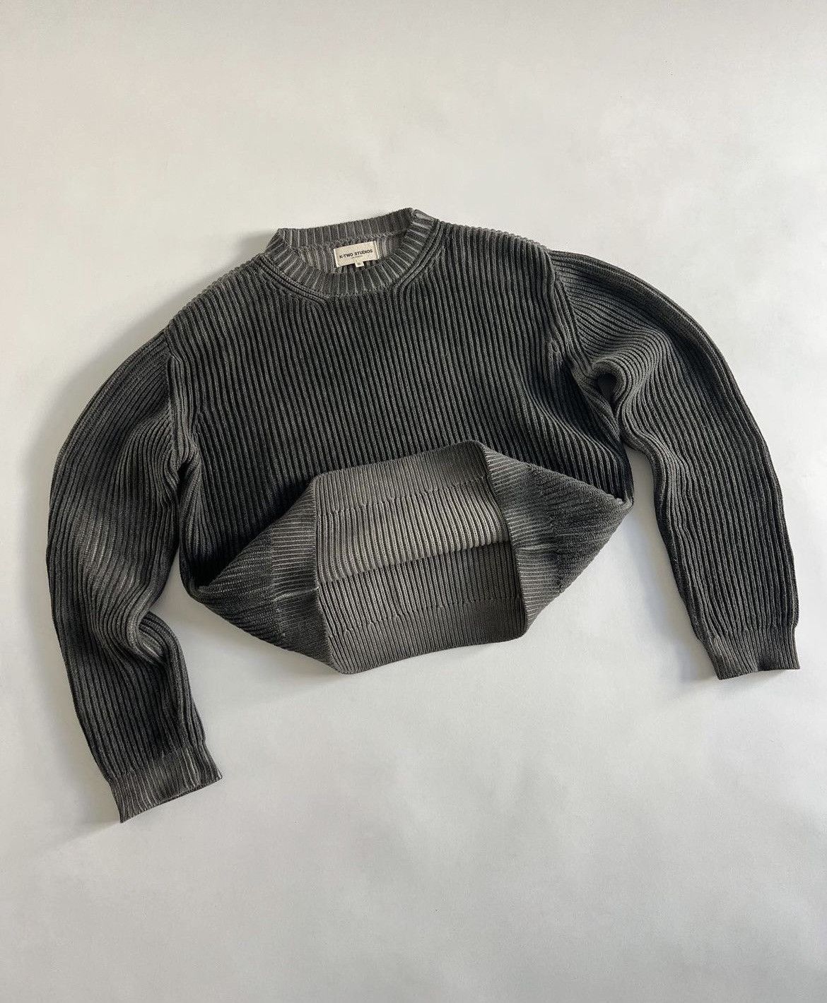 K-two studios ニット　DYED FISHERMAN KNIT K-Two Studios K-Two Studios Dyed Fisherman Knit | Grailed