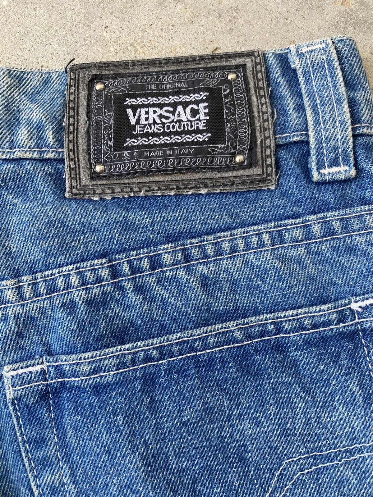 Versace 🔥 Steals 🔥 Vintage Versace Denim Jeans Size US 30 / EU 46 - 8 Thumbnail