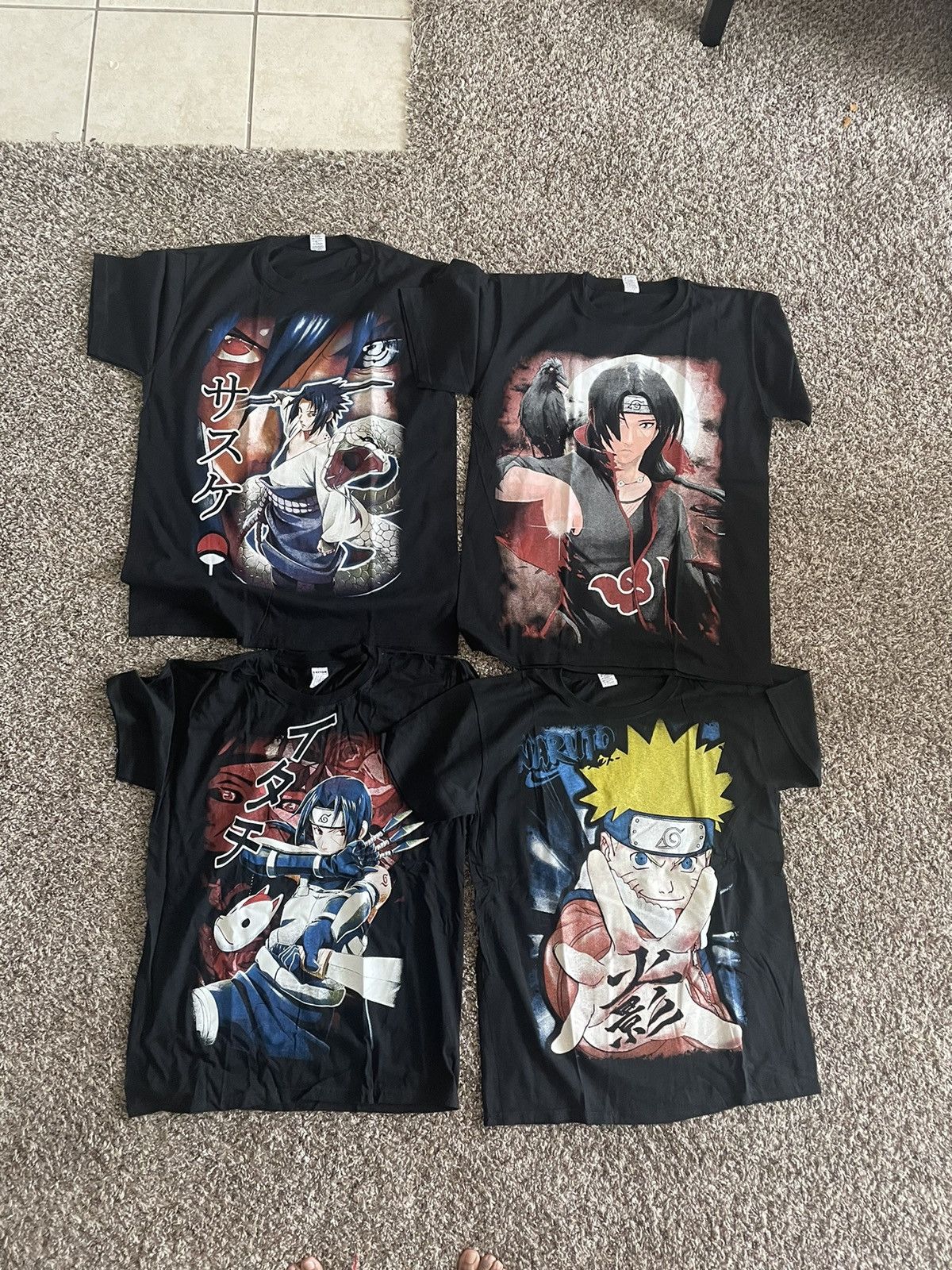 Vintage Bootleg Anime T Shirts Rayton Playeras LOT OF 4