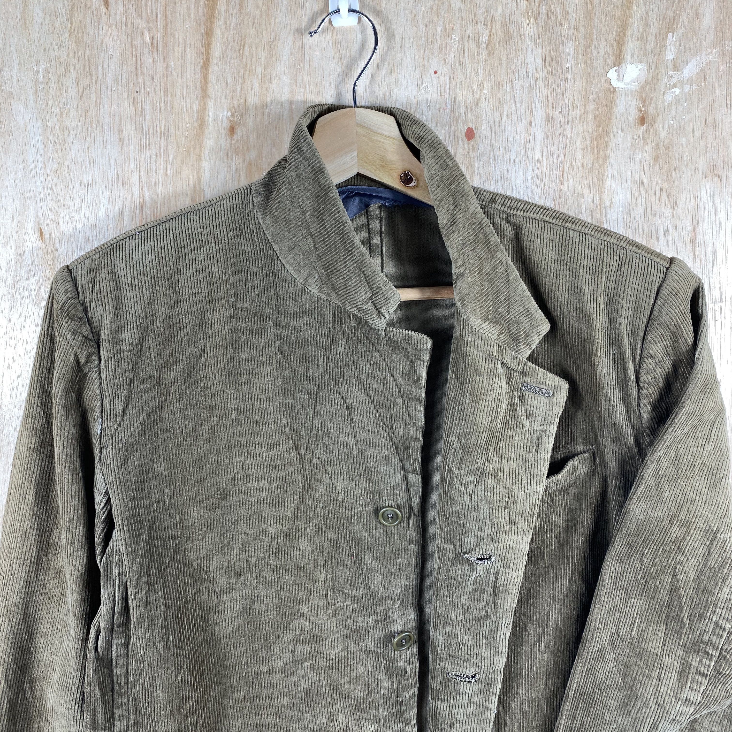 Yohji Yamamoto GRAIL🔥Ys For Men by Yohji Yamamoto Corduroy Blazer Size US S / EU 44-46 / 1 - 4 Thumbnail