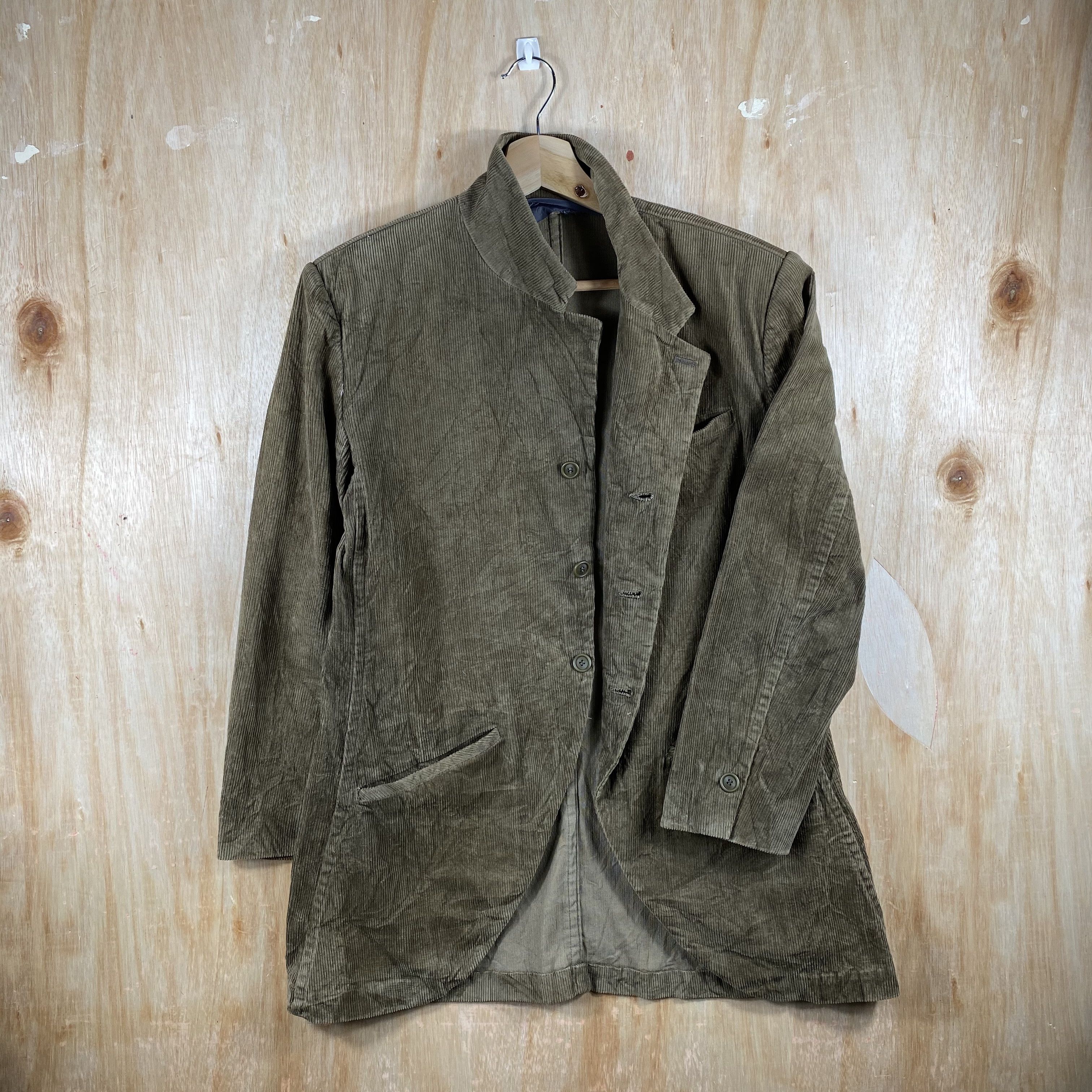 Yohji Yamamoto GRAIL🔥Ys For Men by Yohji Yamamoto Corduroy Blazer Size US S / EU 44-46 / 1 - 2 Thumbnail