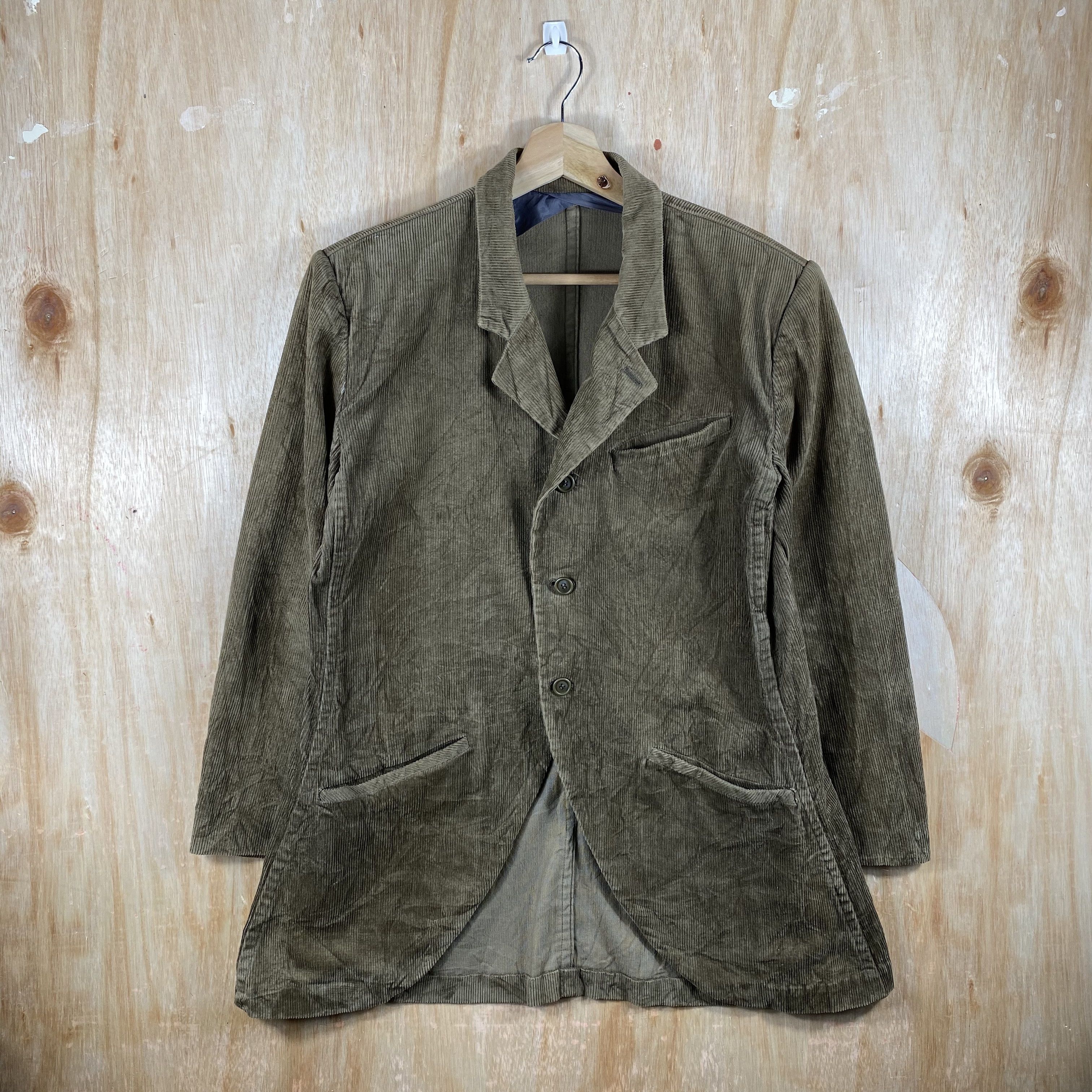 Yohji Yamamoto GRAIL🔥Ys For Men by Yohji Yamamoto Corduroy Blazer Size US S / EU 44-46 / 1 - 1 Thumbnail