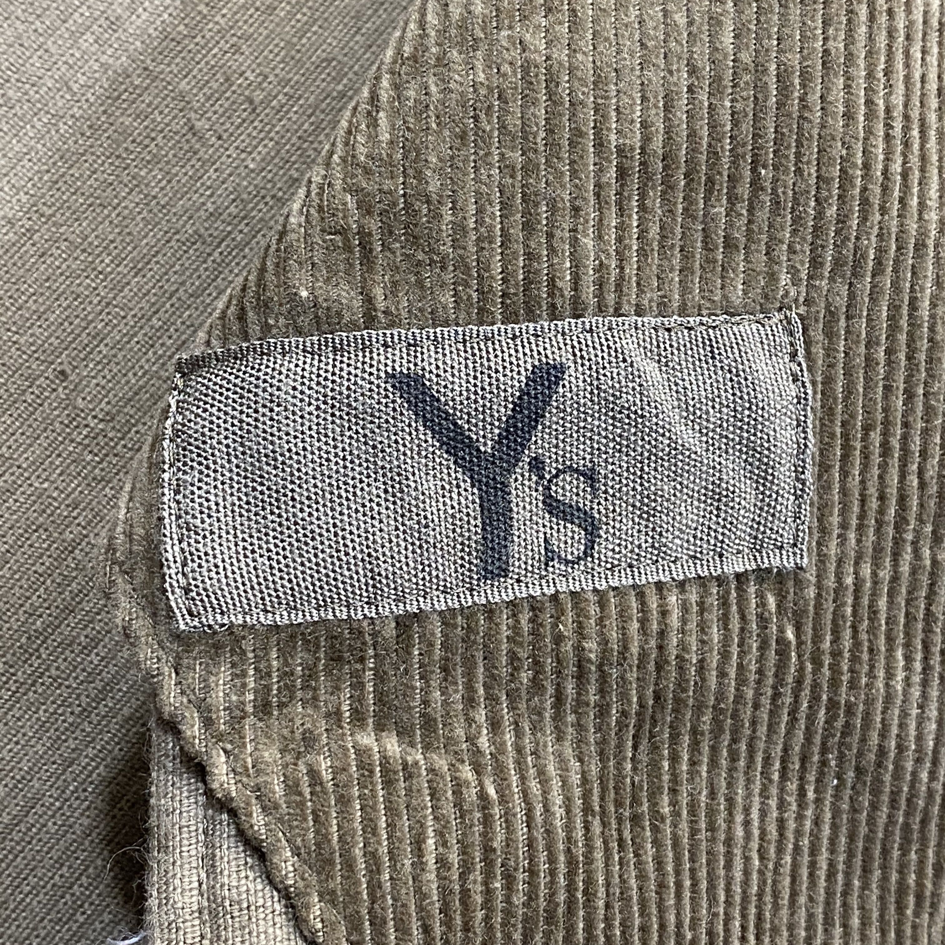 Yohji Yamamoto GRAIL🔥Ys For Men by Yohji Yamamoto Corduroy Blazer Size US S / EU 44-46 / 1 - 12 Thumbnail