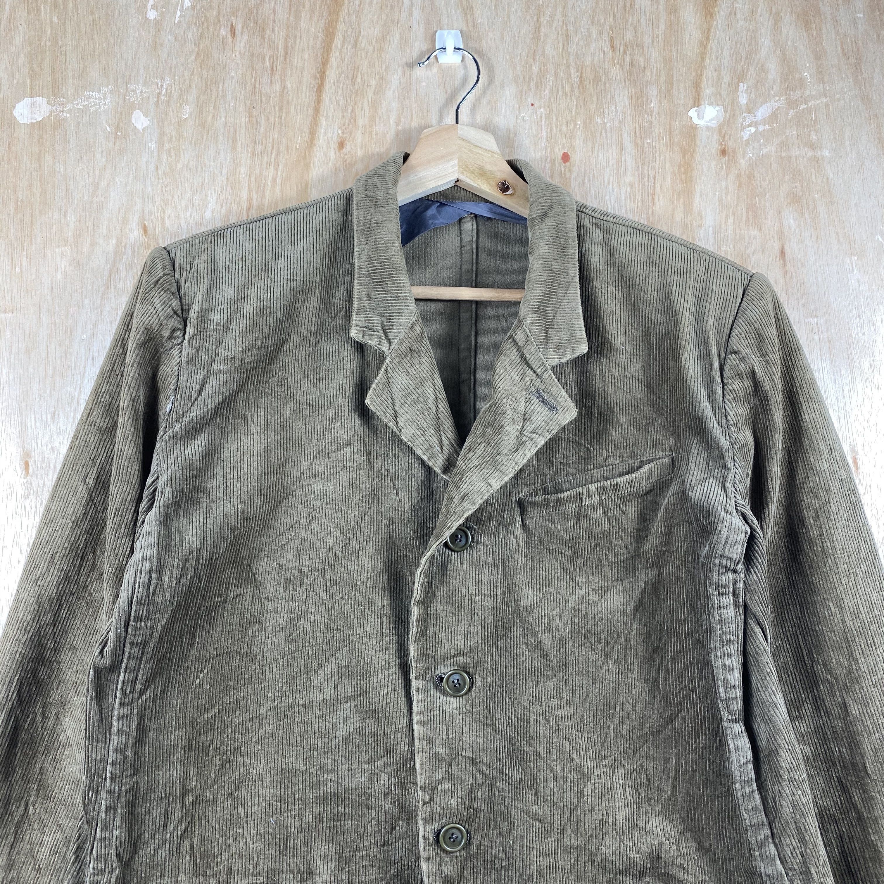 Yohji Yamamoto GRAIL🔥Ys For Men by Yohji Yamamoto Corduroy Blazer Size US S / EU 44-46 / 1 - 5 Thumbnail