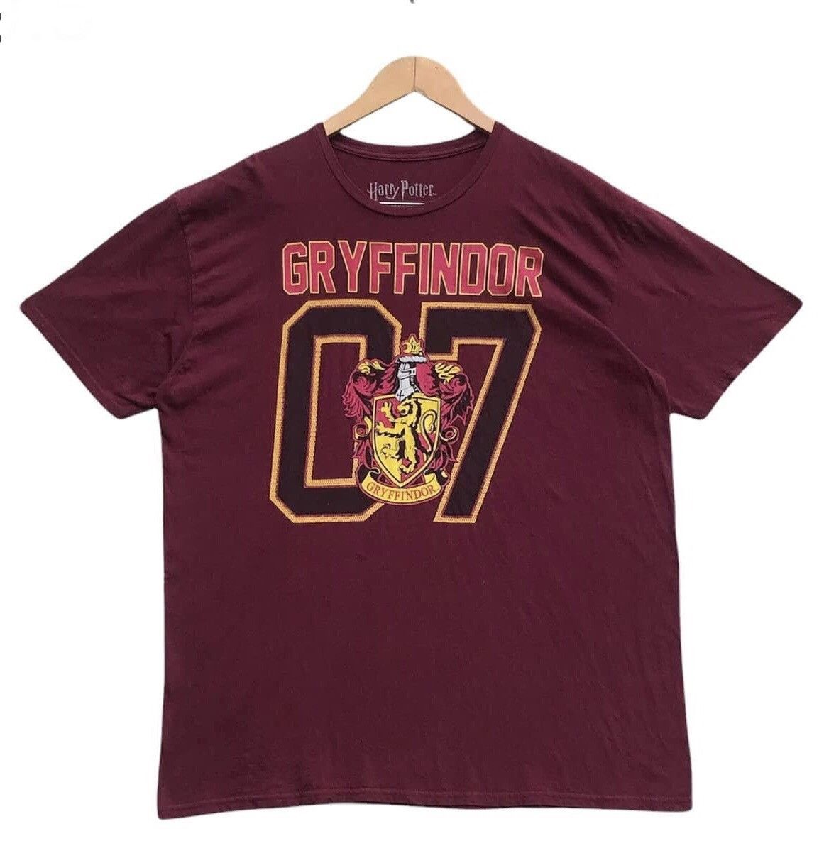 image of Movie x Vintage Harry Potter in Maroon, Men's (Size XL)