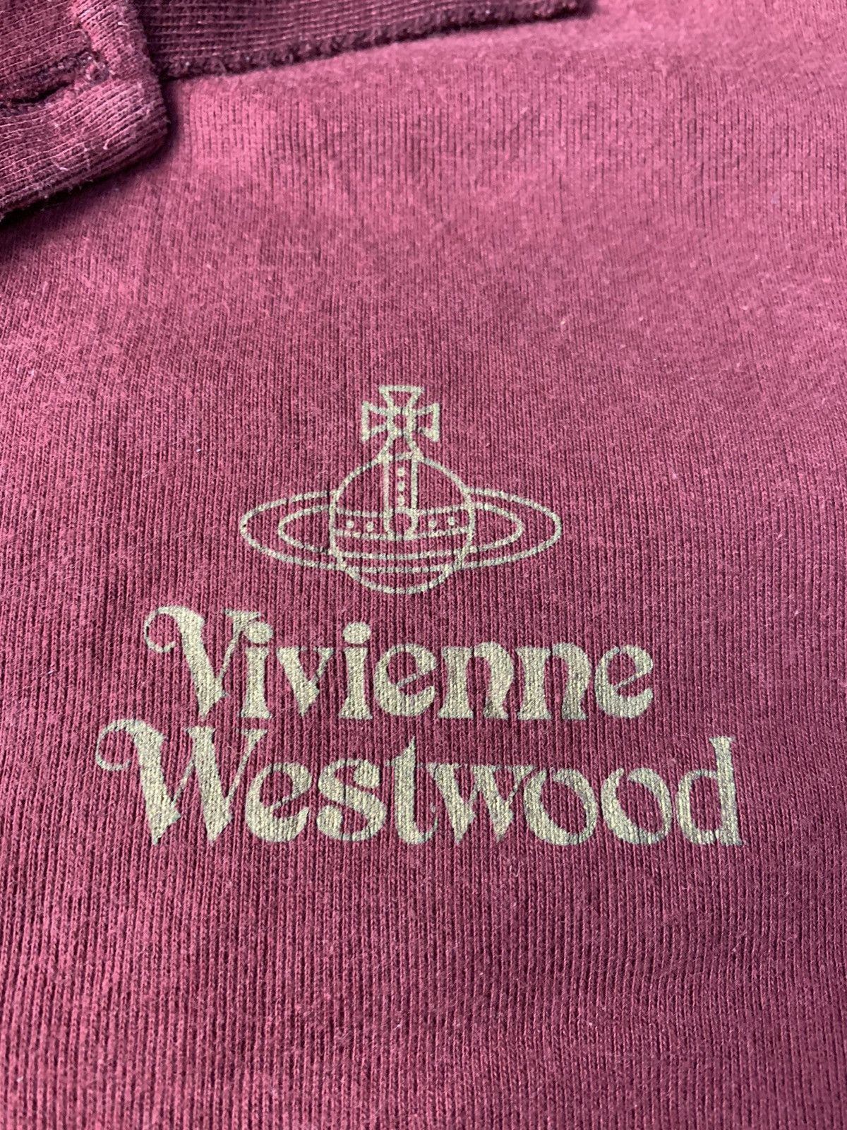 Vintage Vivienne Westwood Polo Tee Spell Out Logo Size XS / US 0-2 / IT 36-38 - 2 Thumbnail
