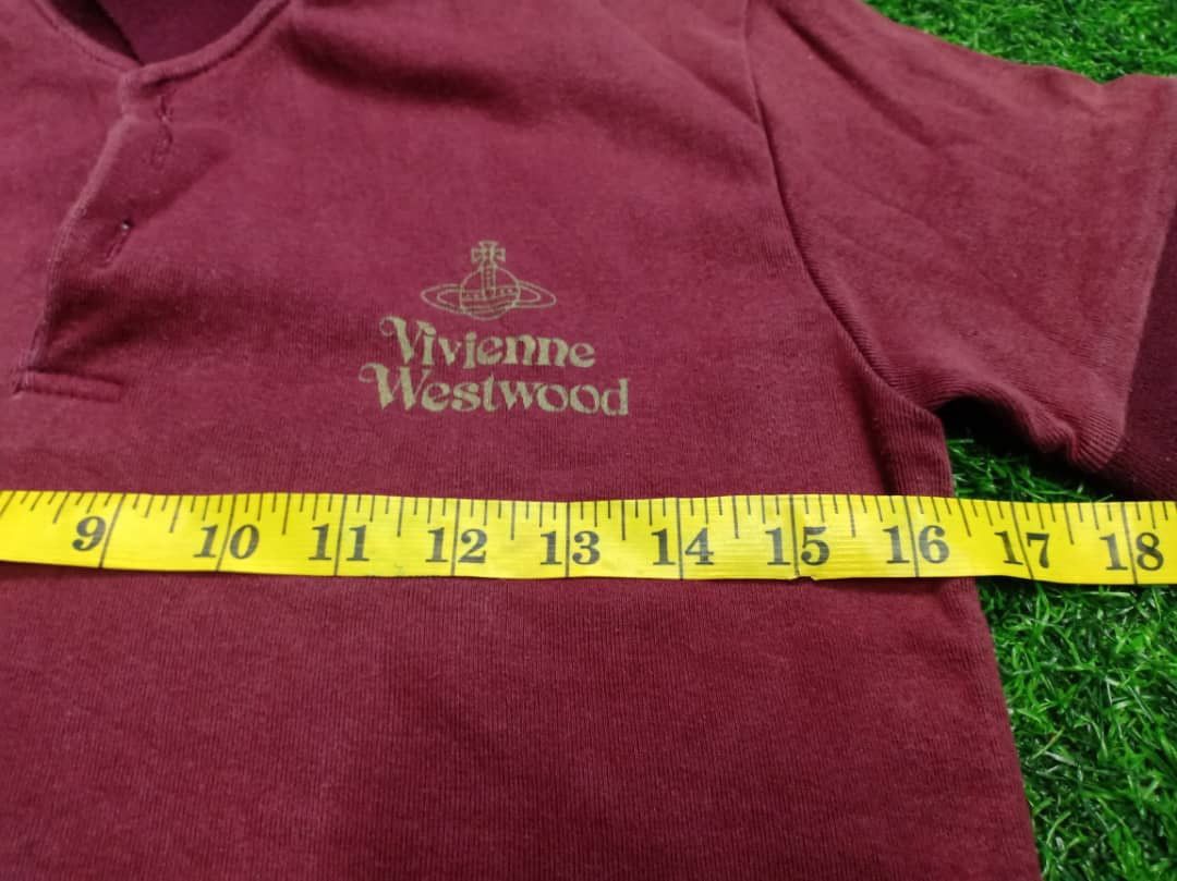 Vintage Vivienne Westwood Polo Tee Spell Out Logo Size XS / US 0-2 / IT 36-38 - 8 Thumbnail
