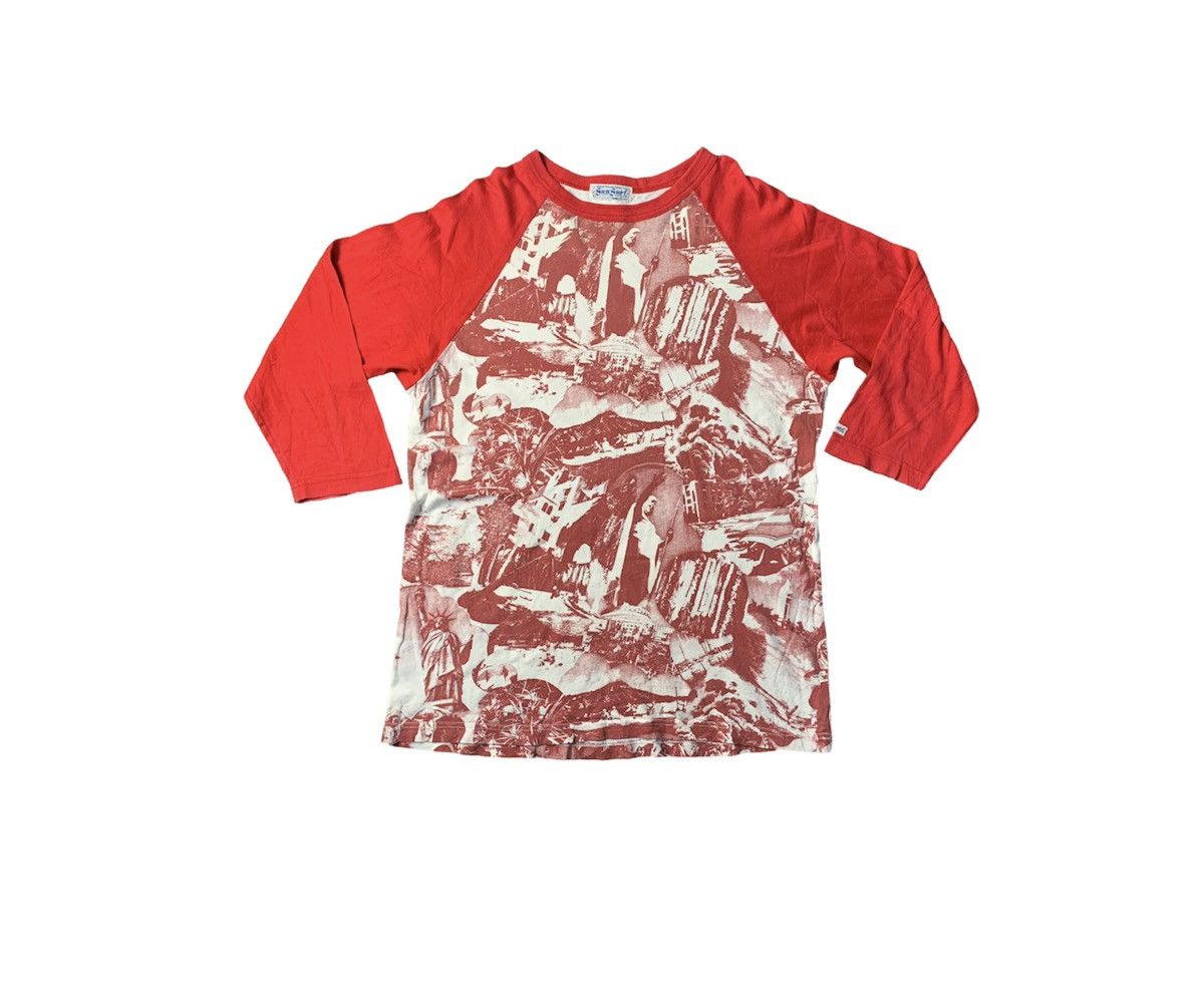 Sun Surf Rare Vintage Sun Surf All Over Printed Raglan Tee Size US L / EU 52-54 / 3 - 1 Thumbnail