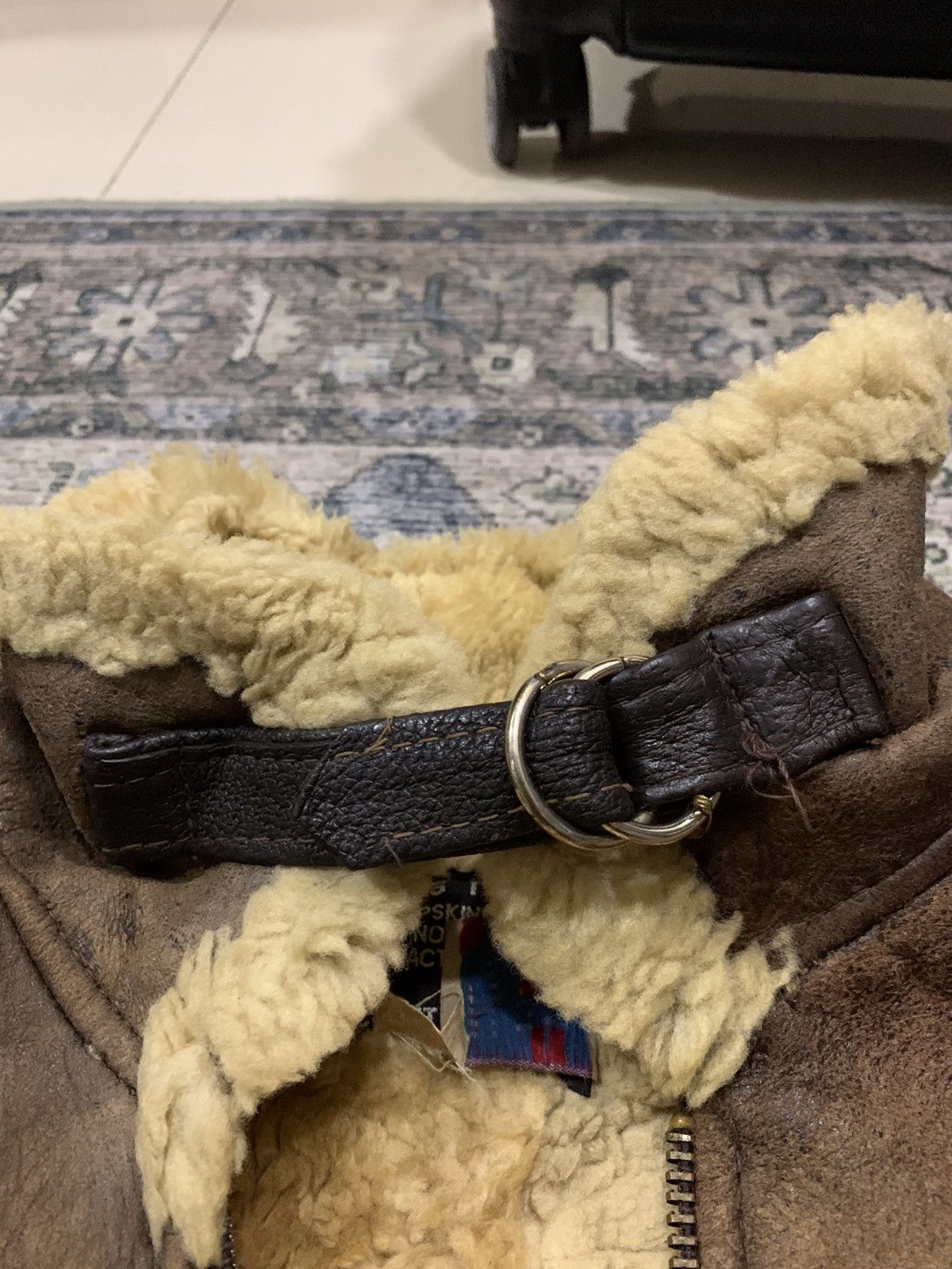Schott × Vintage Vintage 80’s Schott B-6 Sheepskin Flight Leather Jacket Size US S / EU 44-46 / 1 - 9 Thumbnail