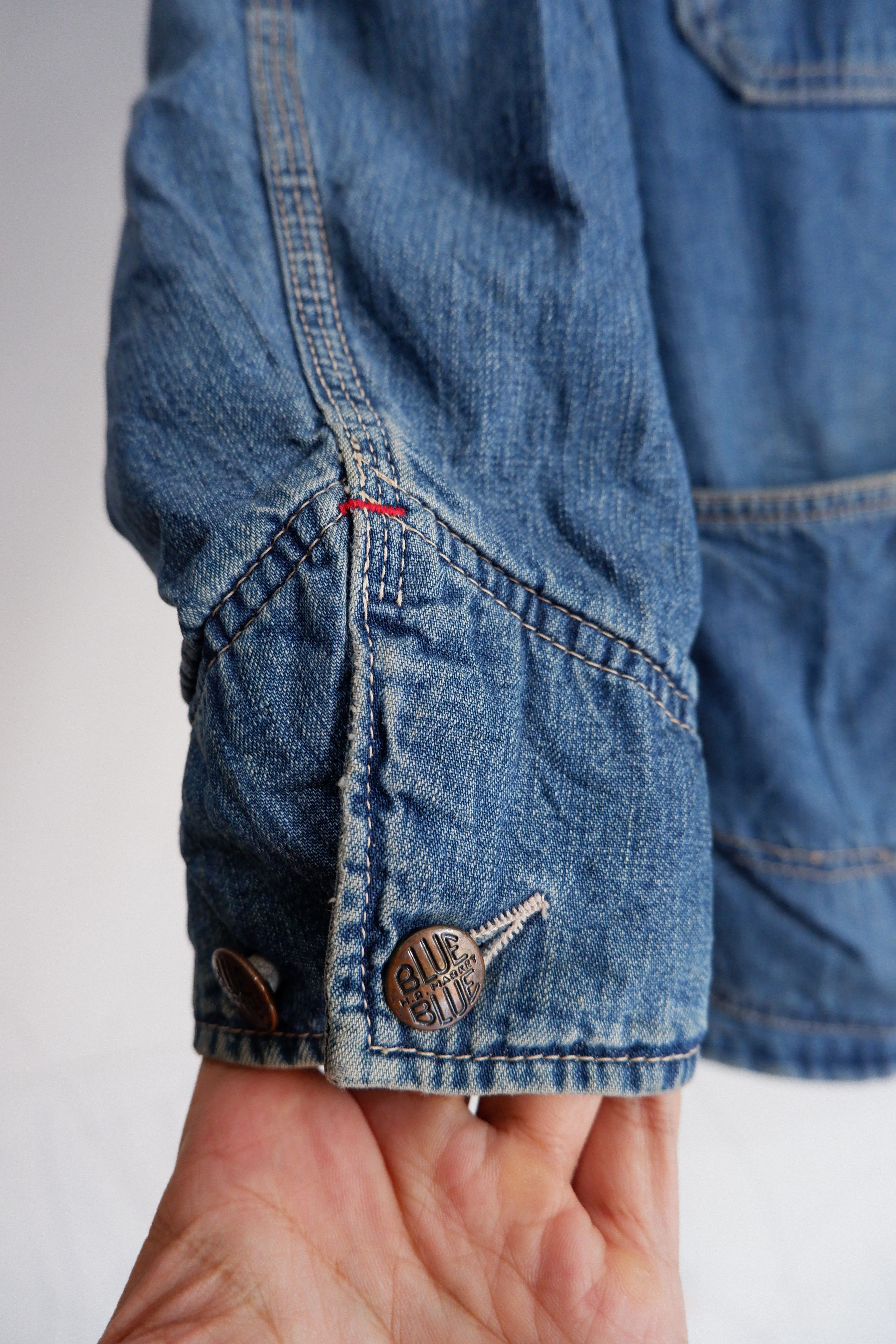 Blue Blue Japan Vintage Blue Blue Japan Chore Jacket Size US S / EU 44-46 / 1 - 4 Thumbnail