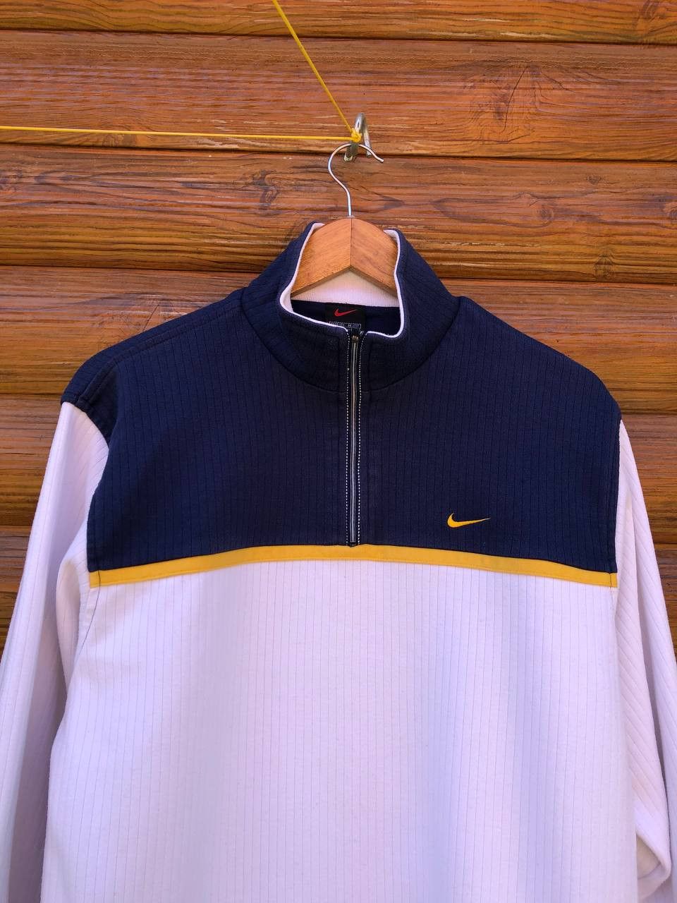 Vintage Nike vintage 1/3 zip casusl rare 90 longsleeve Size US S / EU 44-46 / 1 - 2 Thumbnail