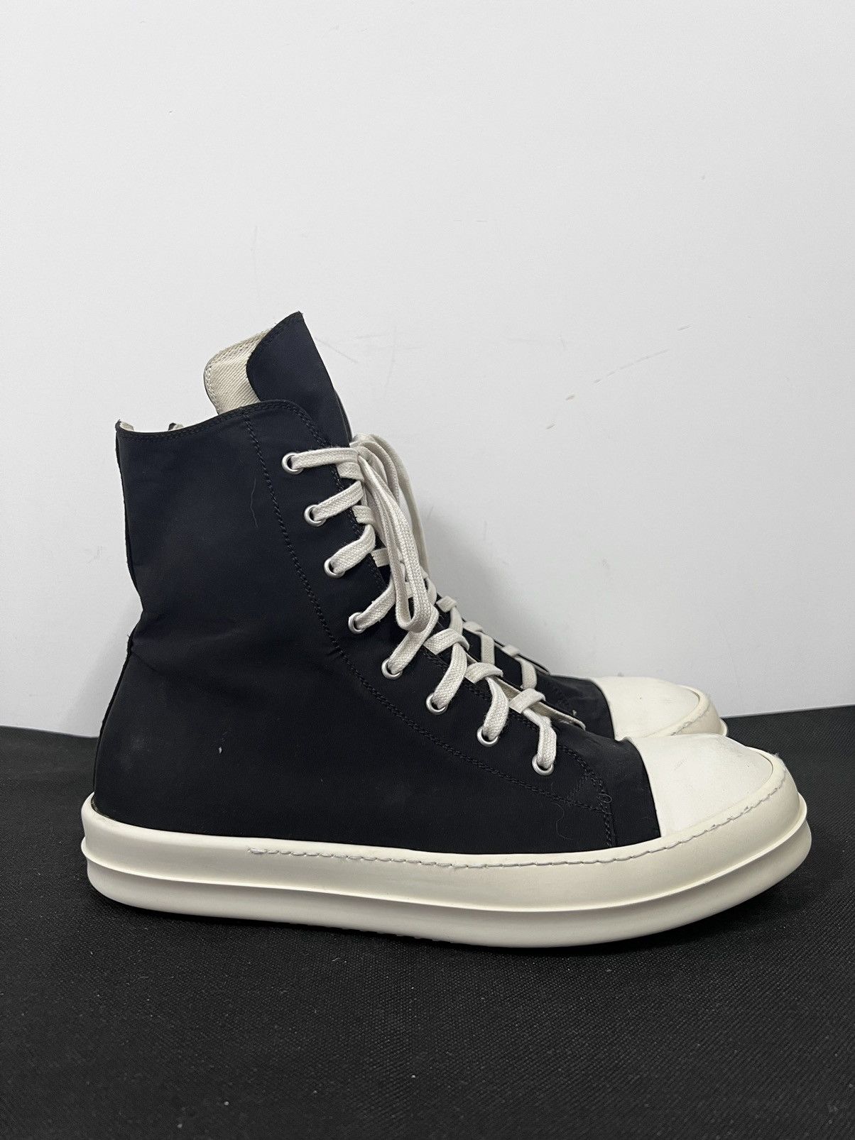Rick Owens Drkshdw Rick owens drkshdw ramones high top sneakers sz 45 Size US 12 / EU 45 - 5 Thumbnail