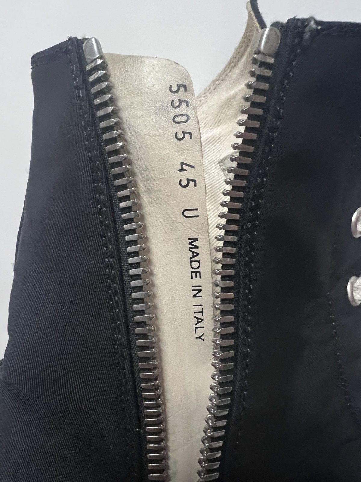 Rick Owens Drkshdw Rick owens drkshdw ramones high top sneakers sz 45 Size US 12 / EU 45 - 10 Thumbnail