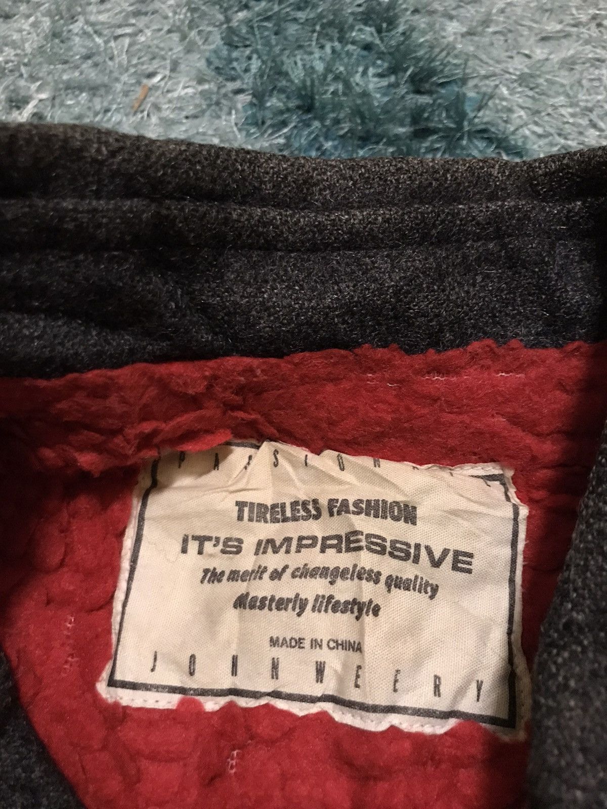 Vintage Johnweery wool Varsity jacket Size US L / EU 52-54 / 3 - 7 Thumbnail