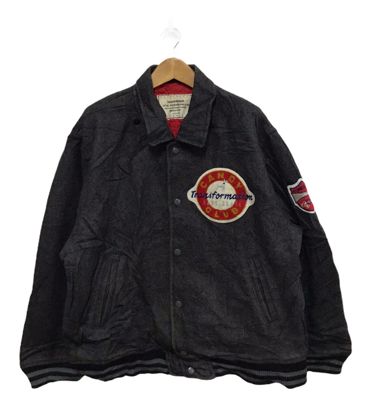 Vintage Johnweery wool Varsity jacket Size US L / EU 52-54 / 3 - 1 Thumbnail