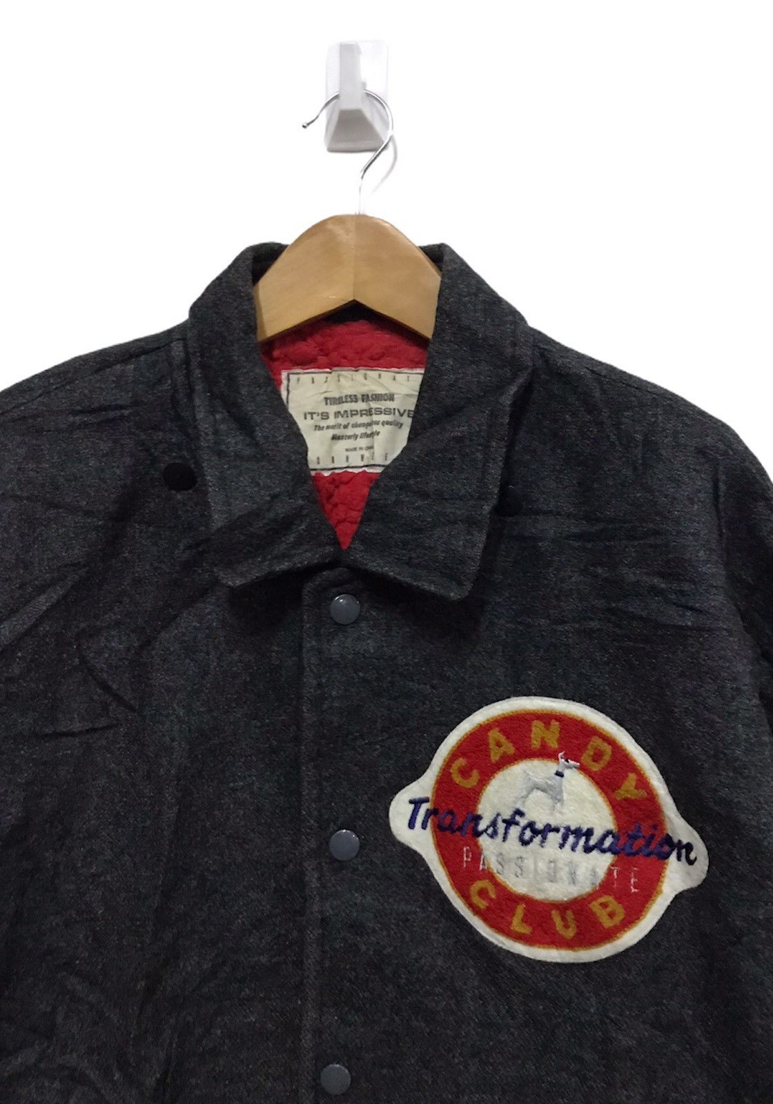 Vintage Johnweery wool Varsity jacket Size US L / EU 52-54 / 3 - 2 Thumbnail